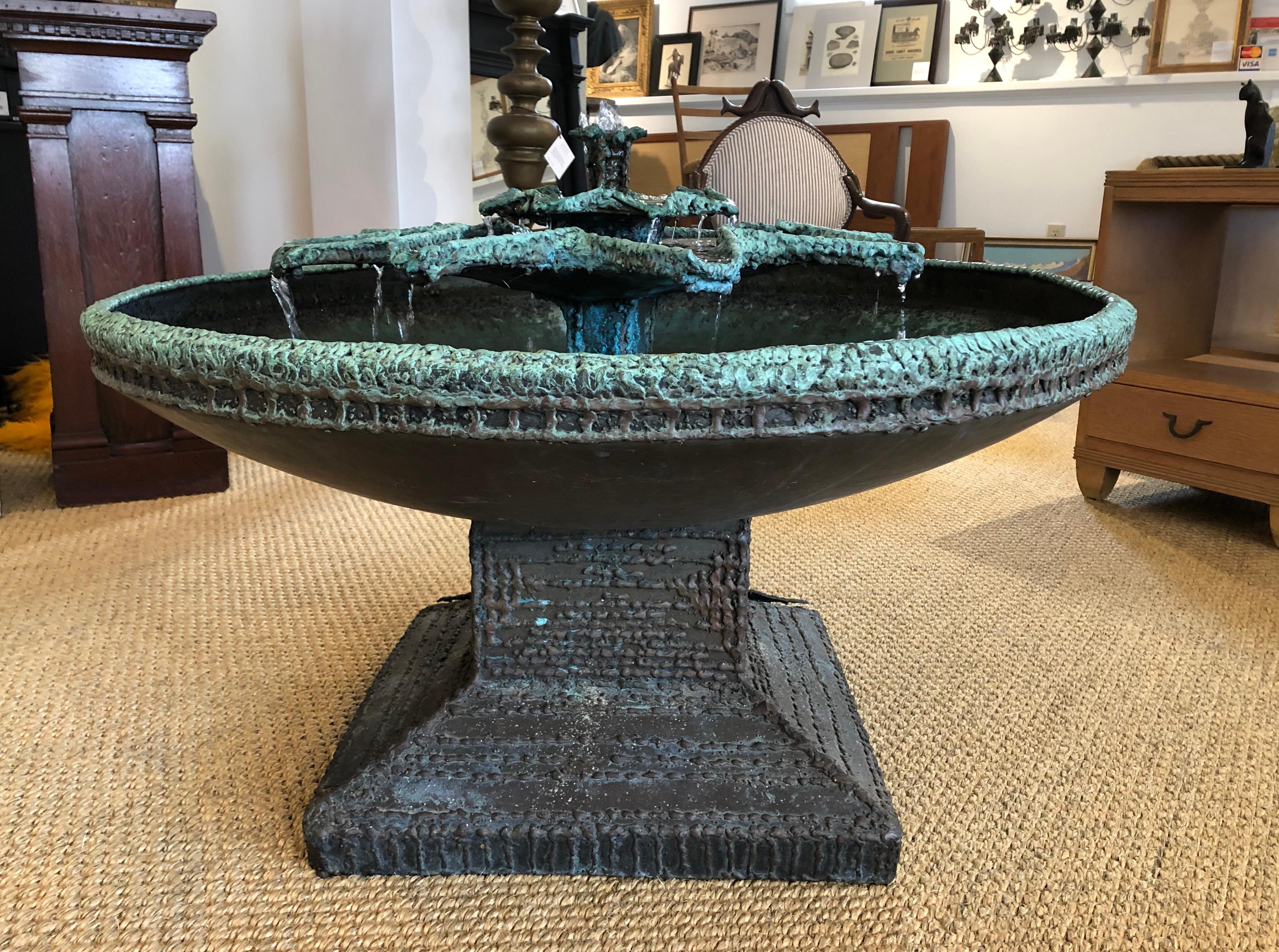 Bronze Sculptural Fountain by Aris Demetrios, circa 1970 7