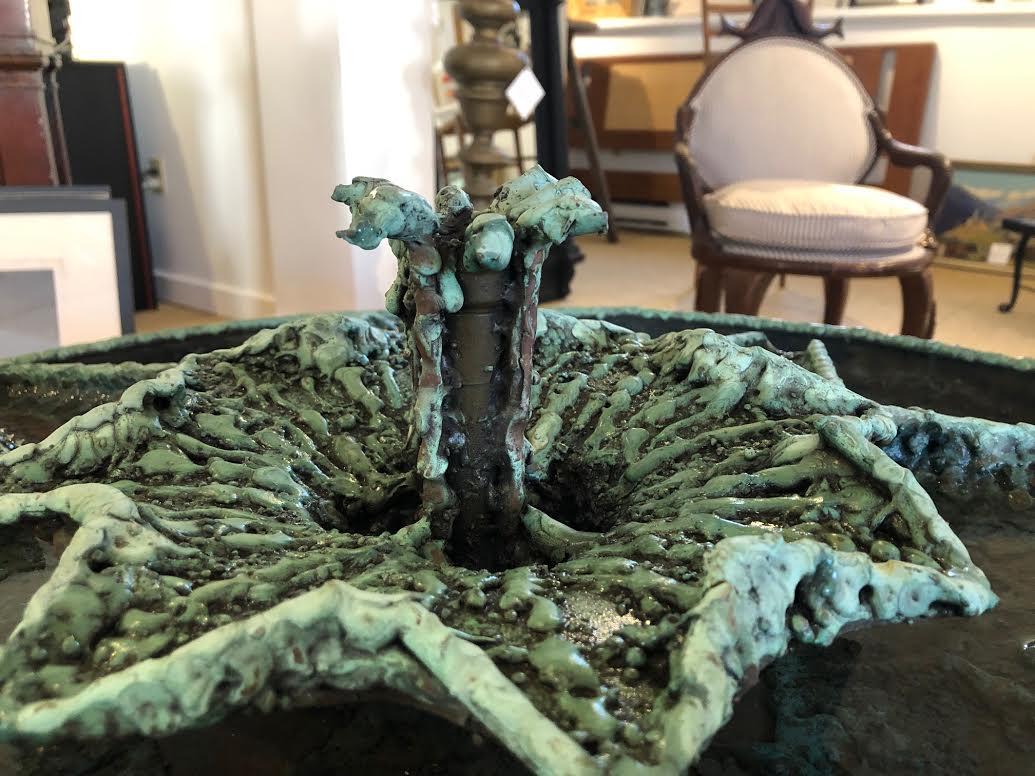 Bronze Sculptural Fountain by Aris Demetrios, circa 1970 In Good Condition In Essex, MA