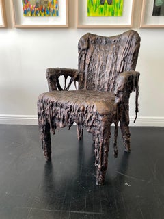 Bronze Sculptural Panama Chair, 21st Century by Mattia Biagi