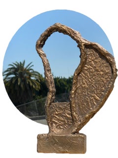 Bronze Sculptural Vanity Mirror, 21st Century by Mattia Biagi