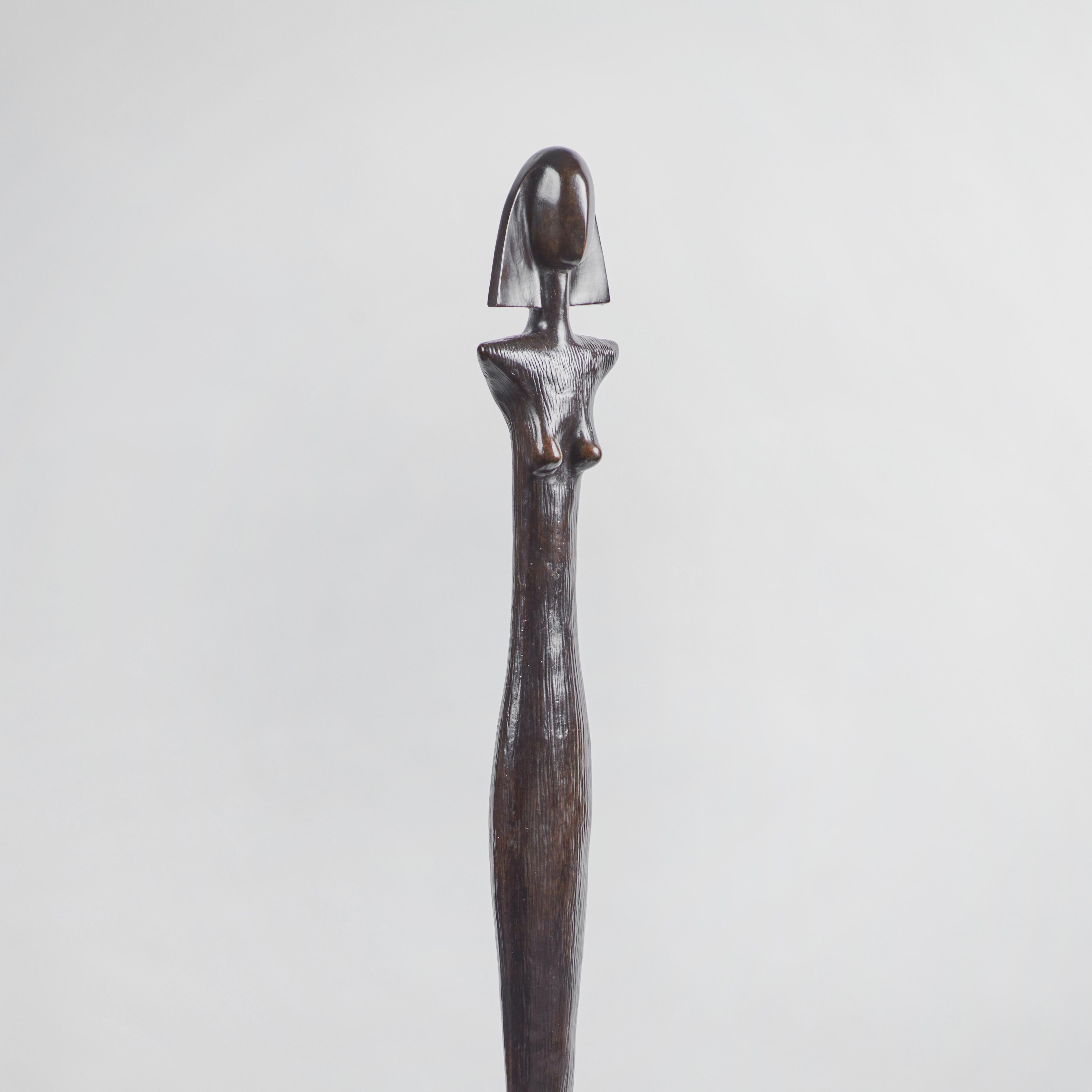 Fin du 20e siècle Sculpture en bronze d'après Giacometti en vente