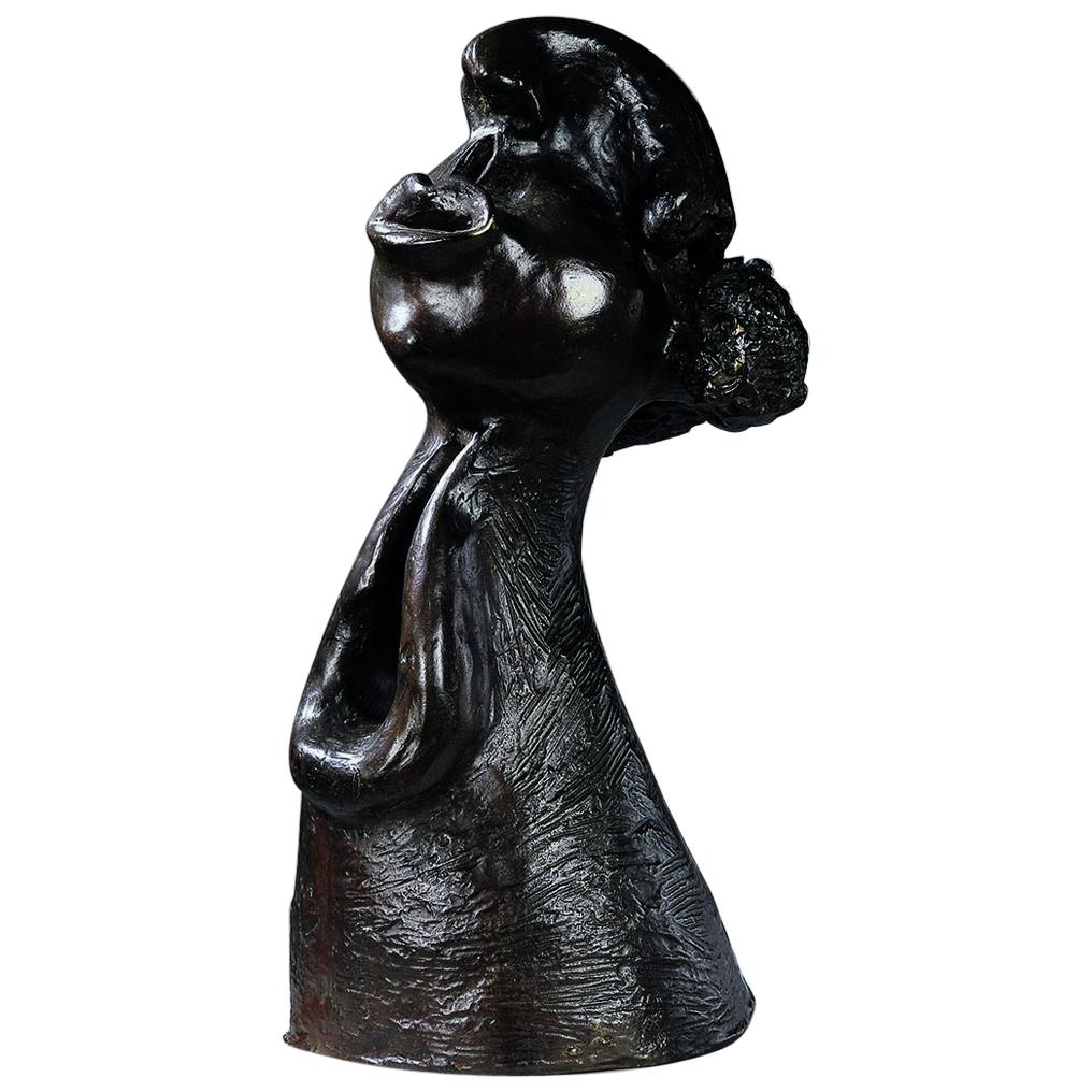 Sculpture en bronze "Androgyne" 1983-2001:: par Jacques Tenenhaus