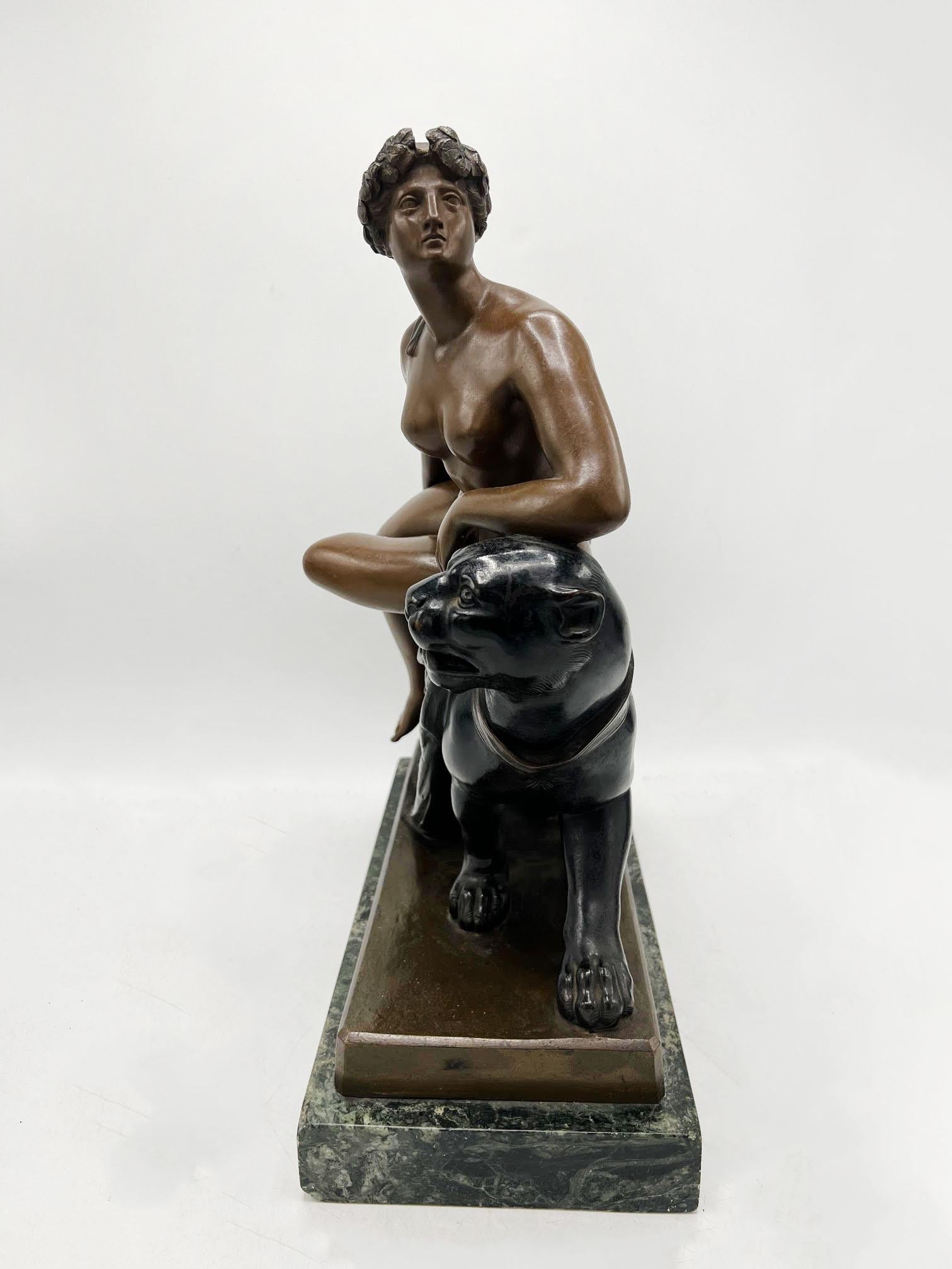 Allemand Modèle de sculpture Ariane en bronze de Johann Heinrich von Dannecker en vente