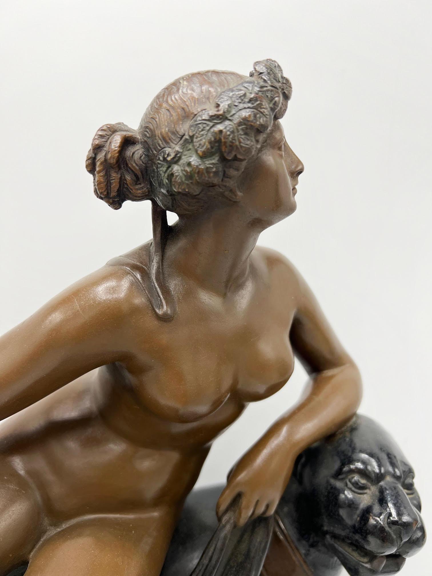 Fait main Modèle de sculpture Ariane en bronze de Johann Heinrich von Dannecker en vente