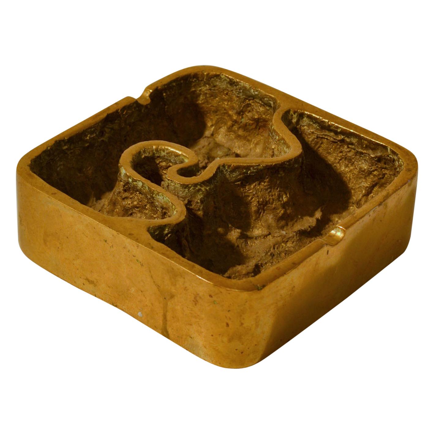 Bronze Sculpture Ashtray or Paperweight For Sale