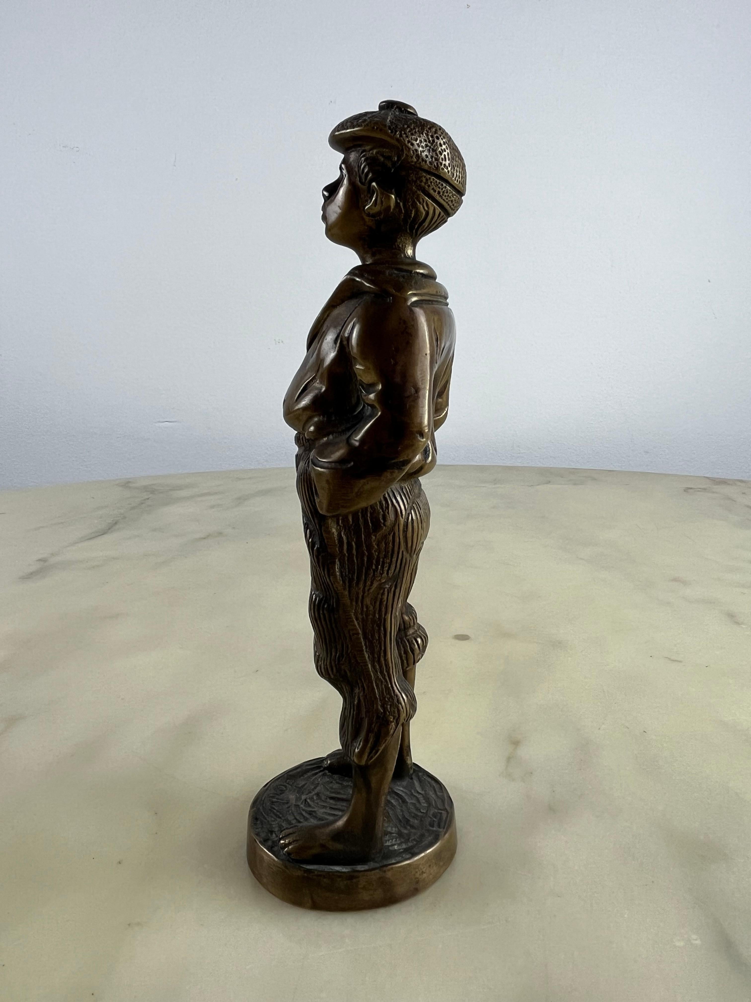 Bronze Sculpture Attributed to Vaclav Szczeblwski In Good Condition For Sale In Palermo, IT