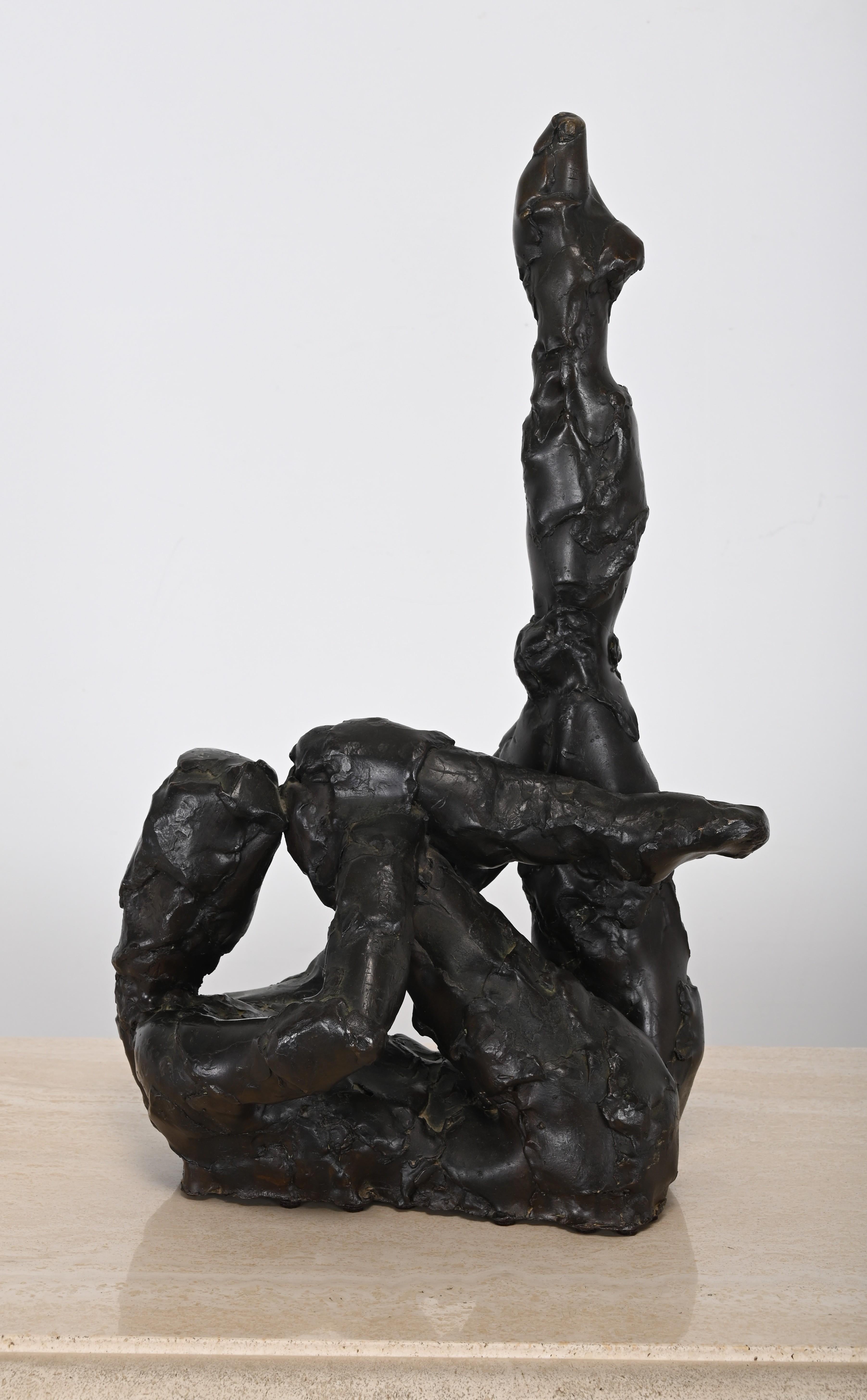 Moderno Scultura in bronzo 