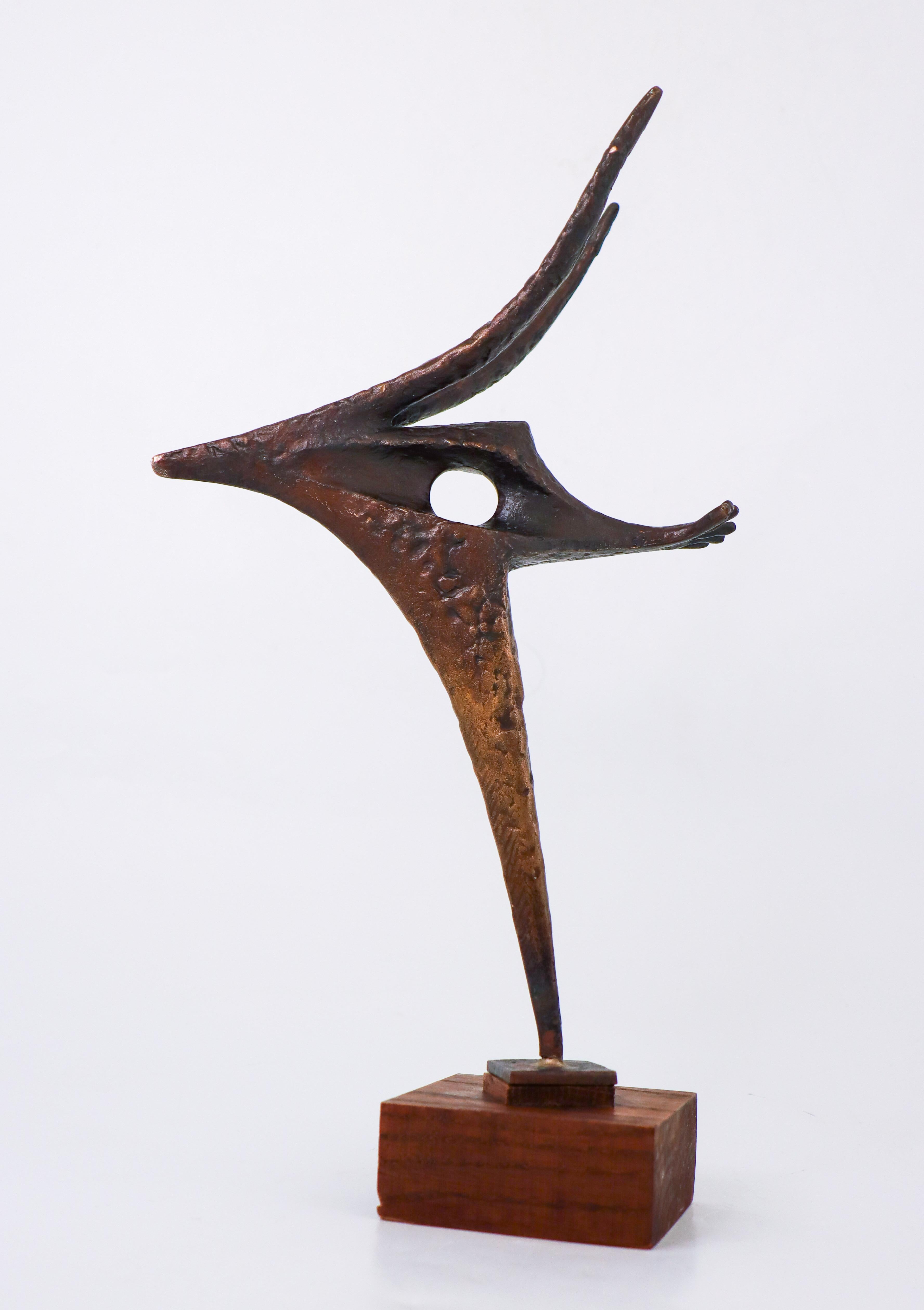 Milieu du XXe siècle Sculpture en bronze - Bengt Amundin 1957 