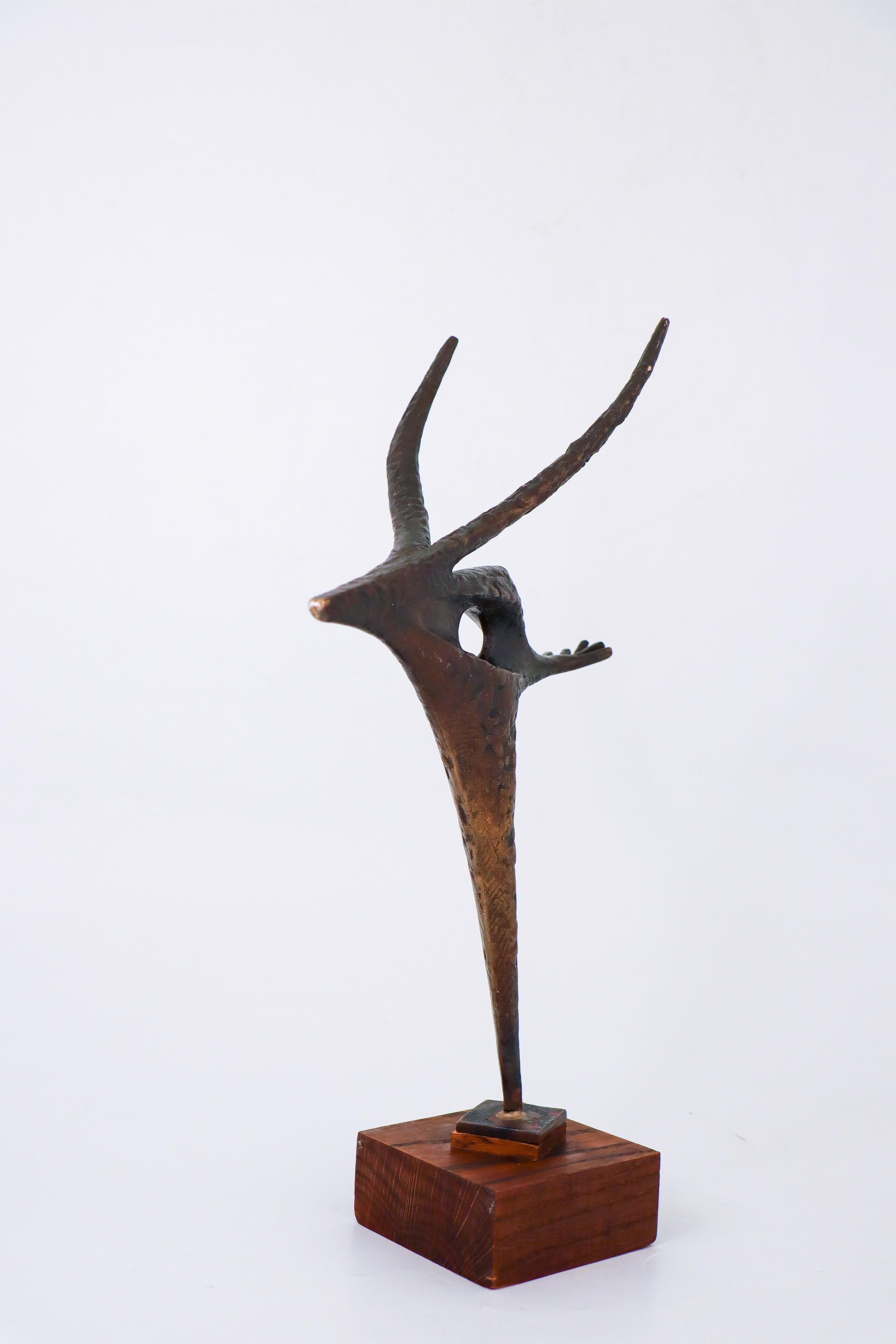 Iron Bronze Sculpture - Bengt Amundin 1957 