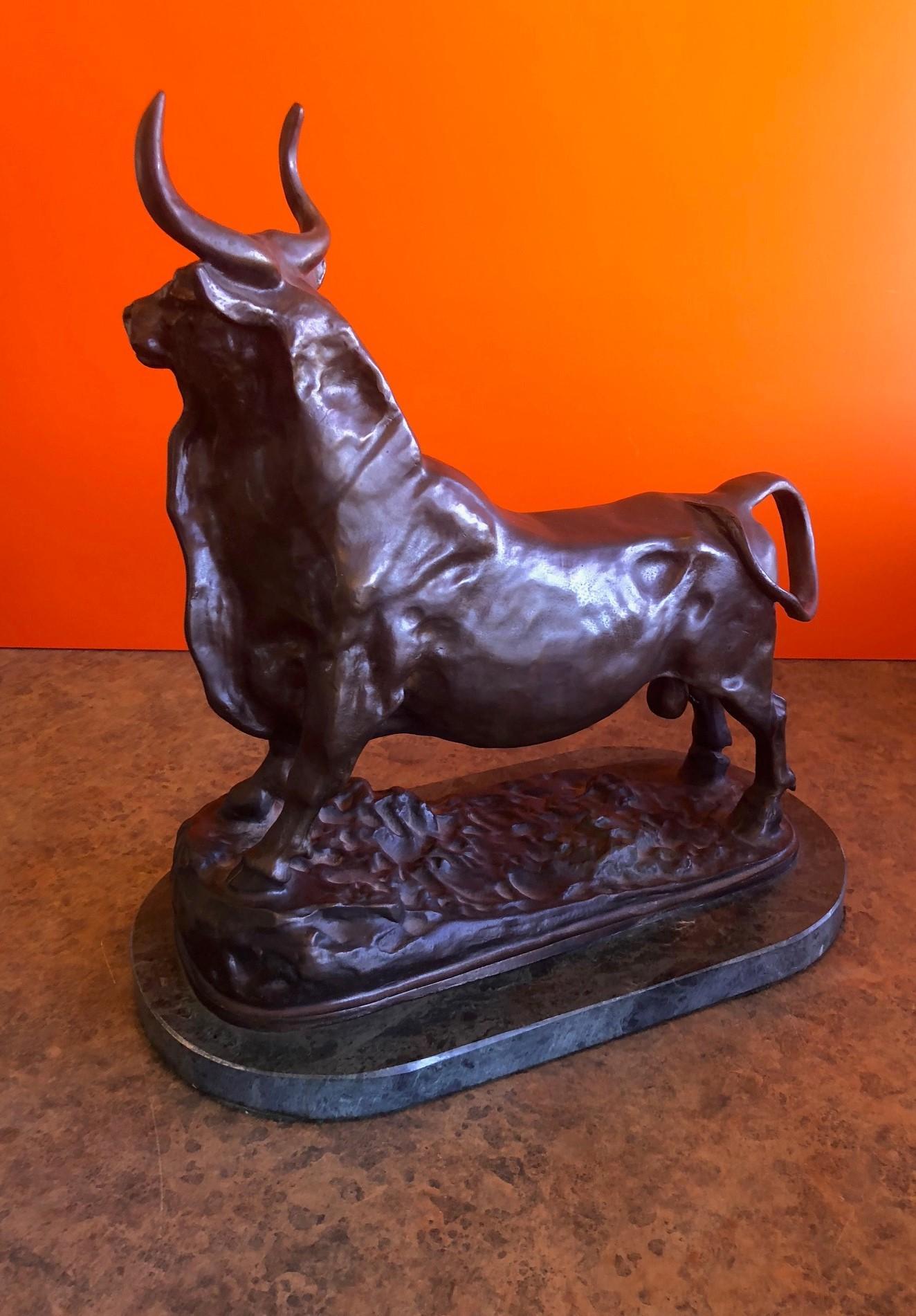 20ième siècle Sculpture en bronze 