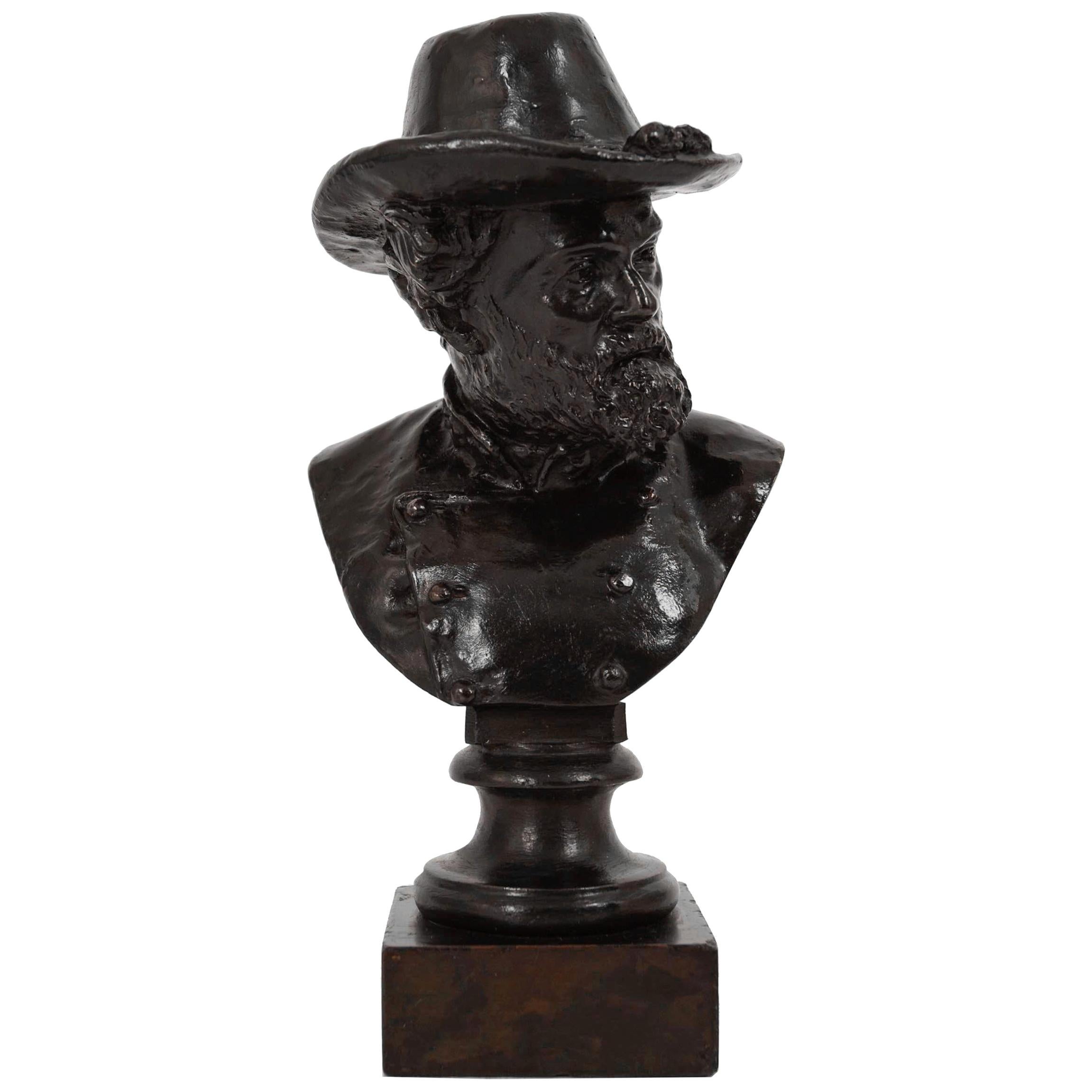 Bronze Sculpture "Bust of Robert E. Lee" by Moses Ezekiel