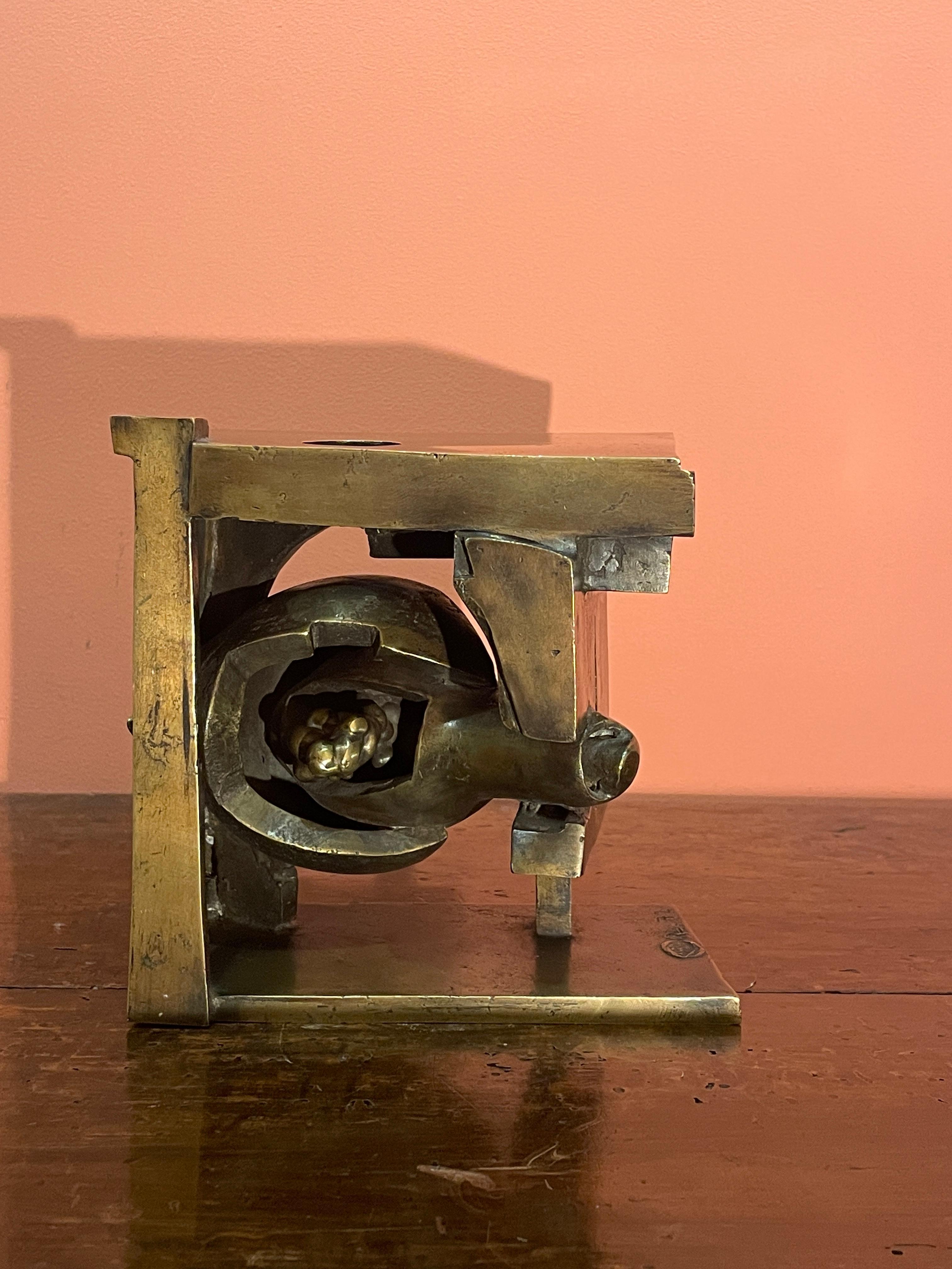 Aglae Liberaki (1923 - 1985).

Scultura in bronzo.

Cera persa.
Marchio Foundry Valsuani.
Monogramma e data 72.