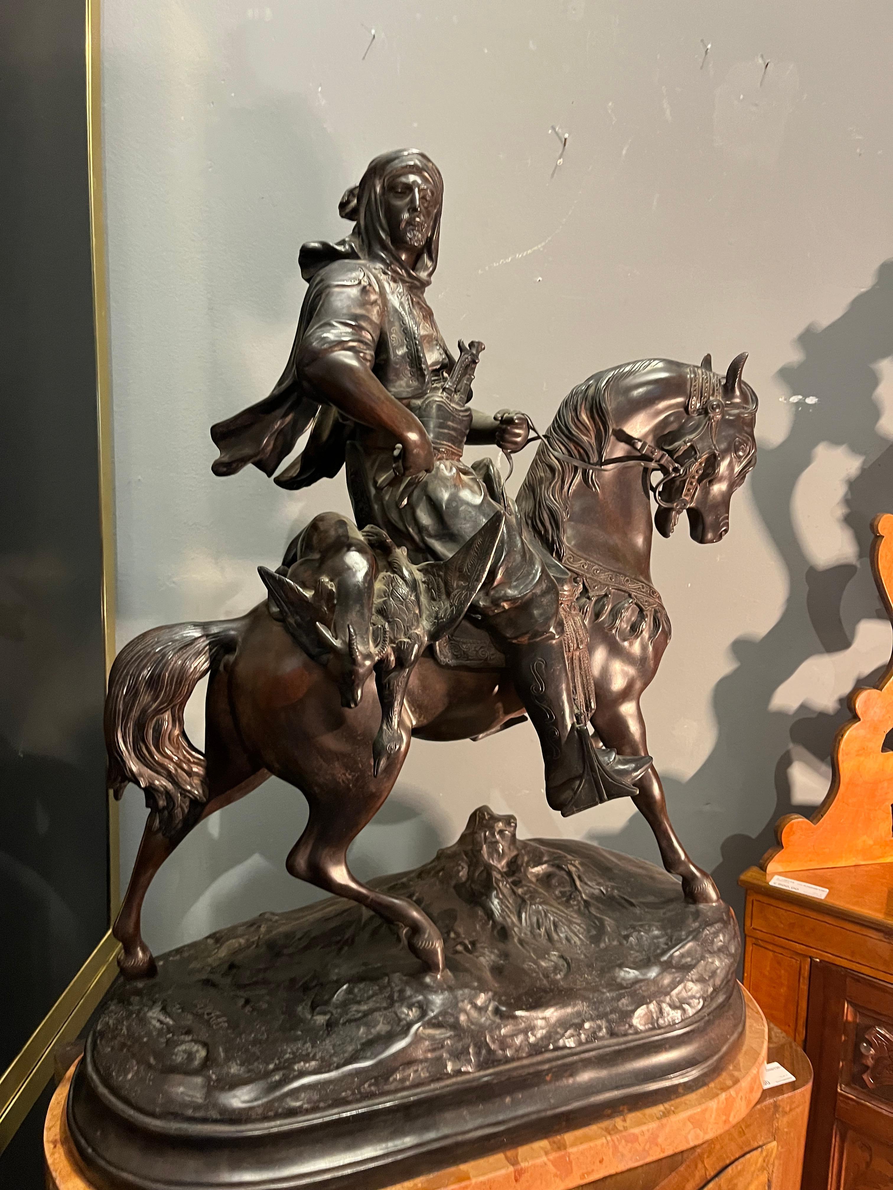 German Bronze sculpture by Alfred Barye en vente