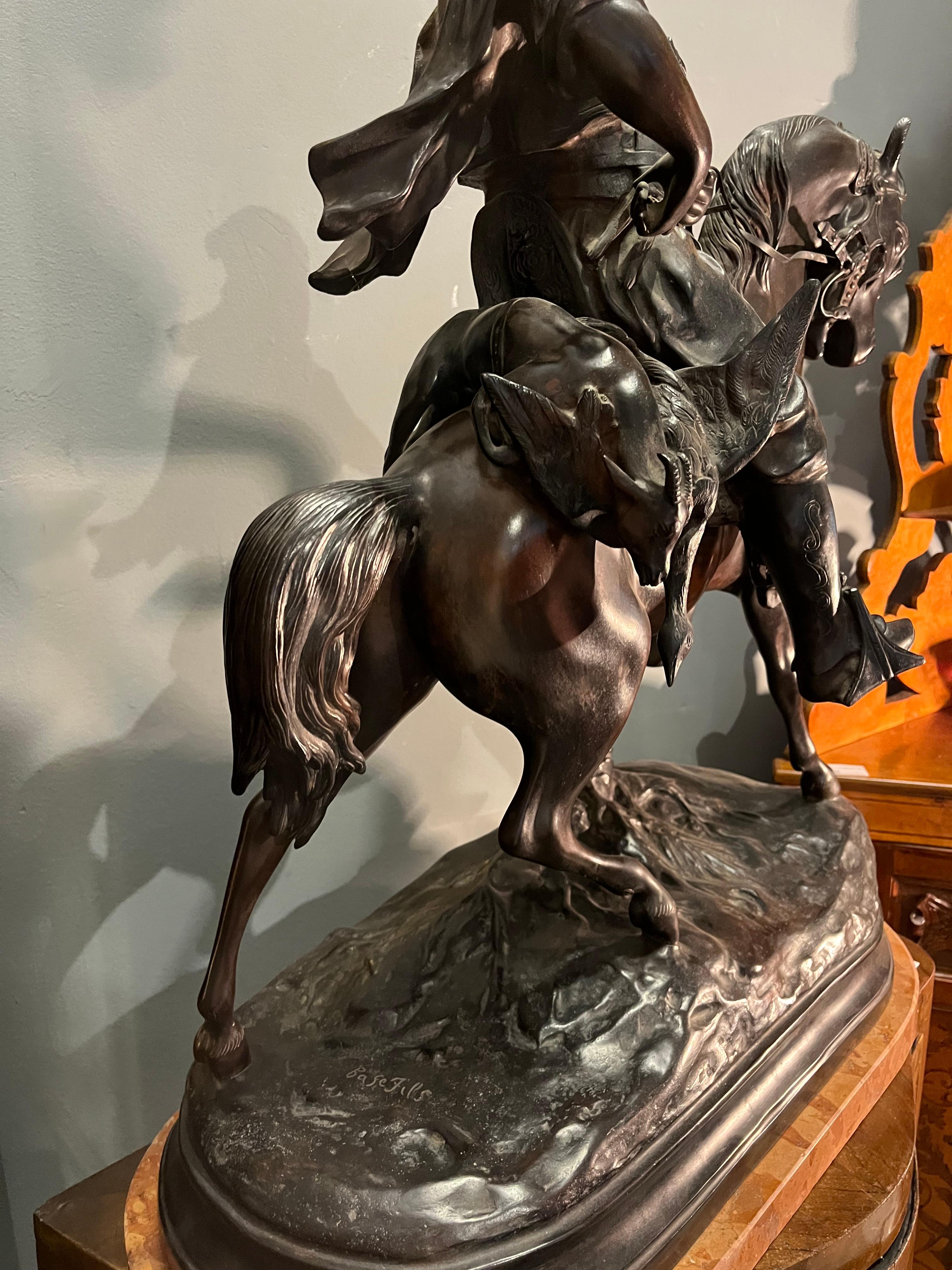 Bronze sculpture by Alfred Barye en vente 1