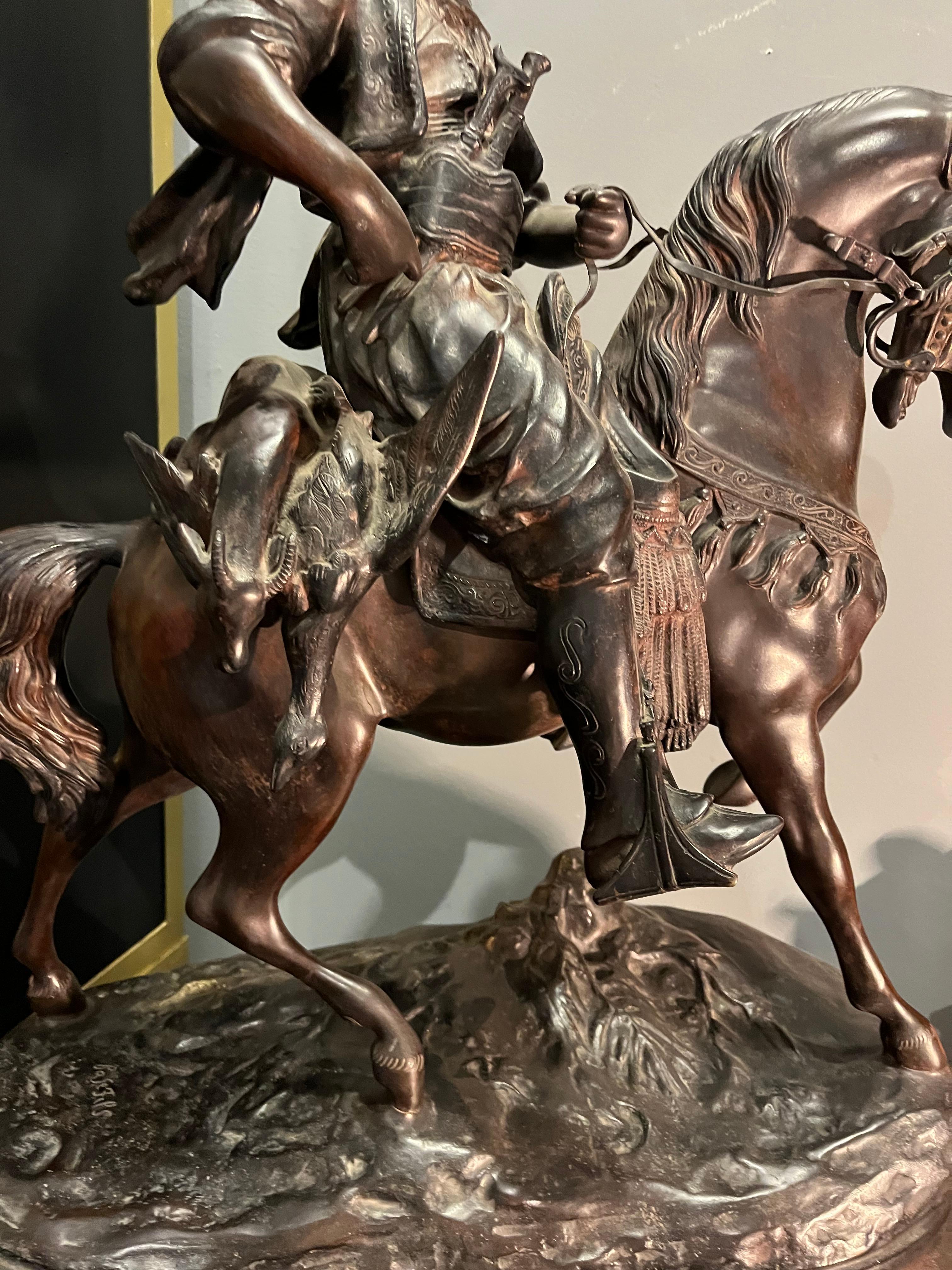 Bronze sculpture by Alfred Barye en vente 2