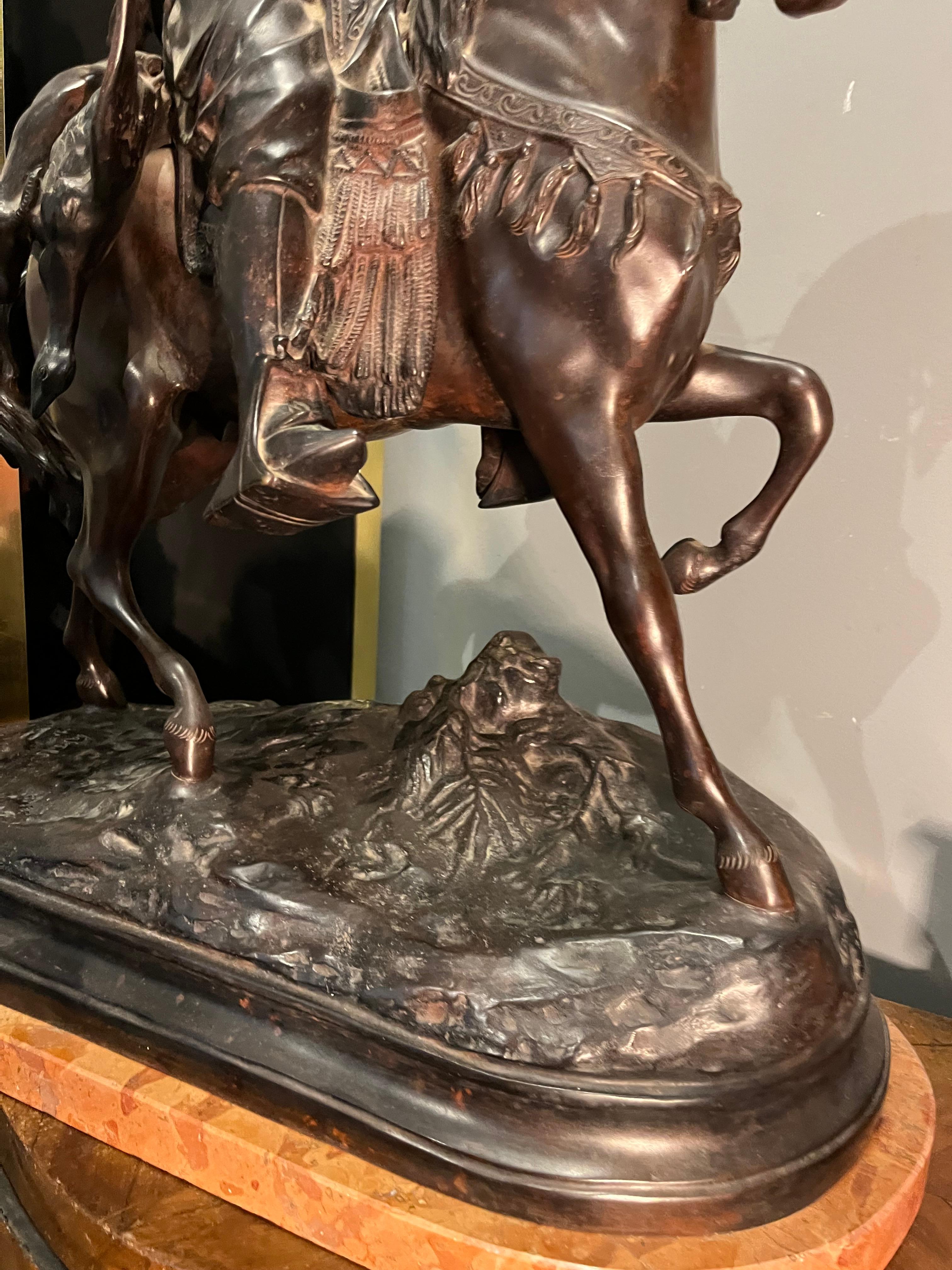 Bronze sculpture by Alfred Barye en vente 3