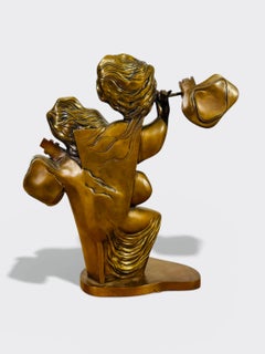 Bronze Sculpture by Alvar Sunol Munoz-Ramos "Duet".
