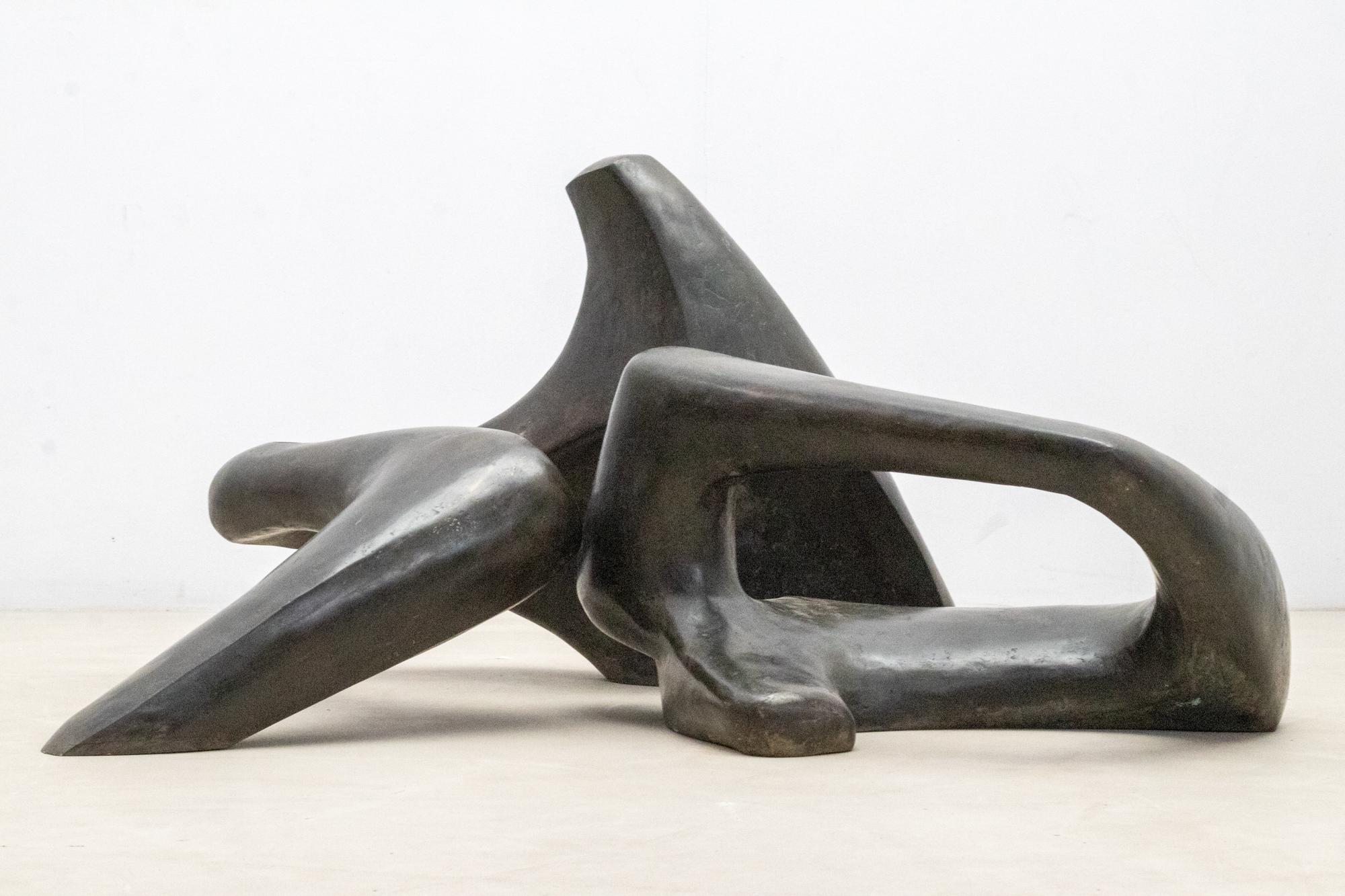 Sculpture en bronze d'André Delessert, Suisse 5