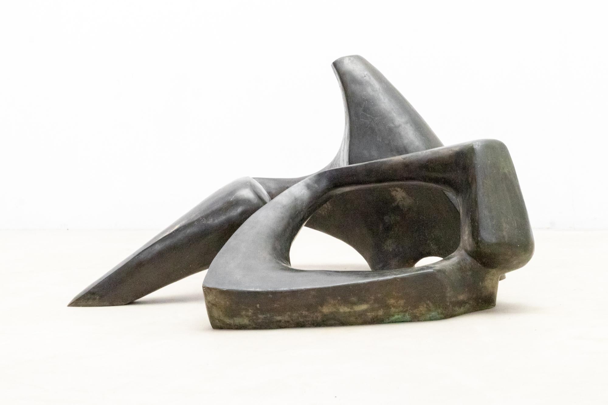 Sculpture en bronze d'André Delessert, Suisse Bon état à Brussels, BE