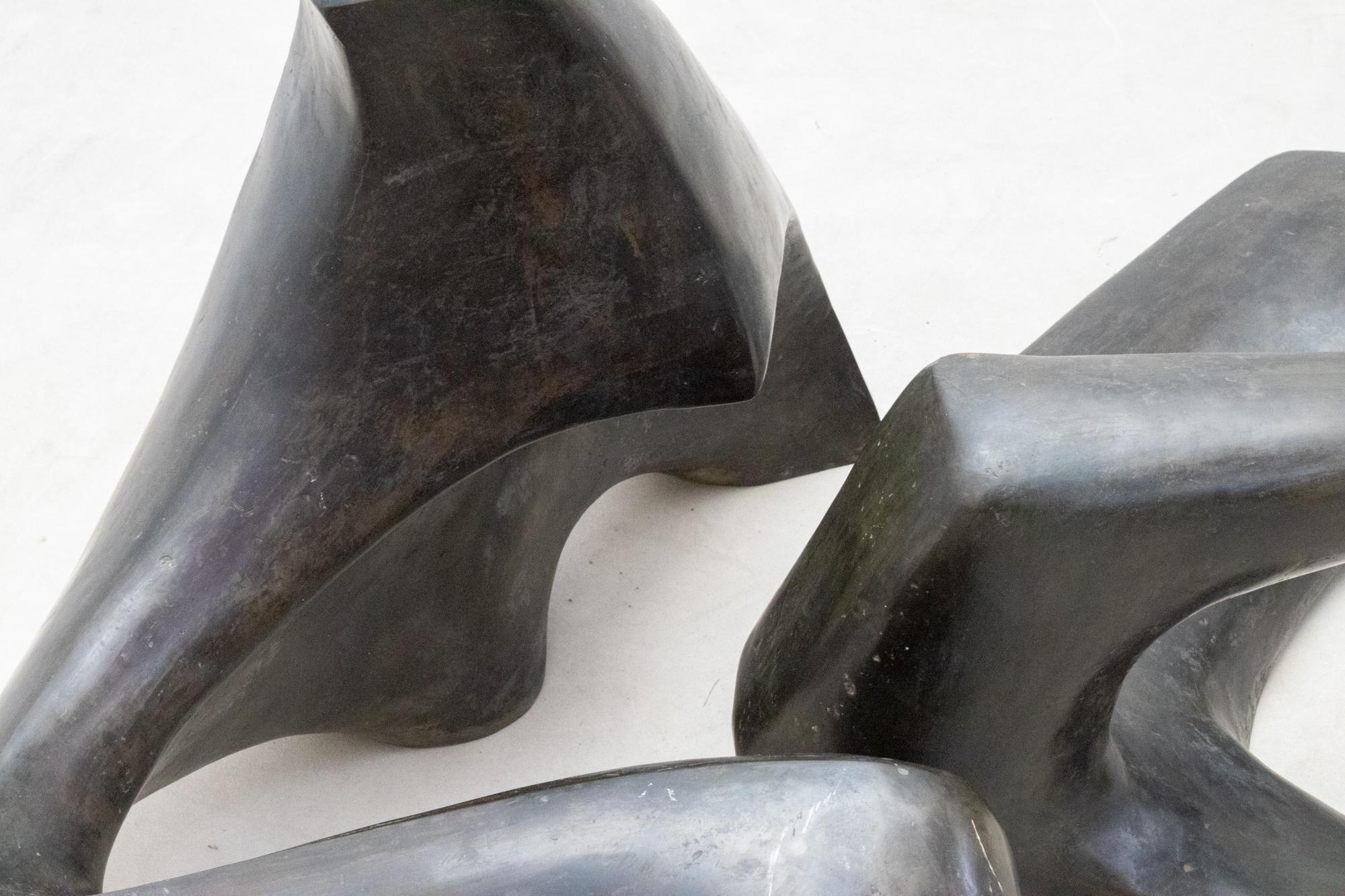 Bronze Sculpture en bronze d'André Delessert, Suisse