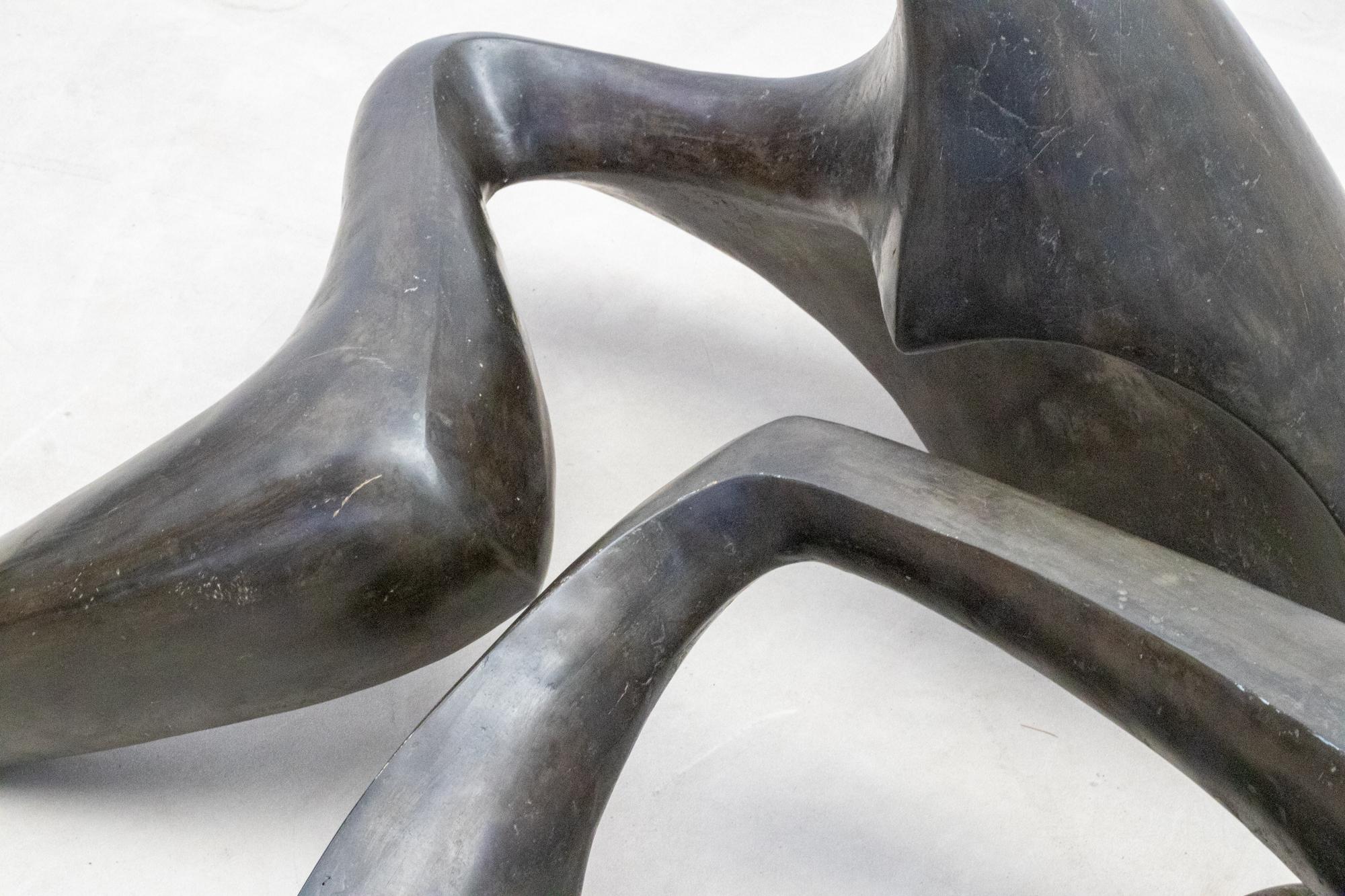 Sculpture en bronze d'André Delessert, Suisse 4