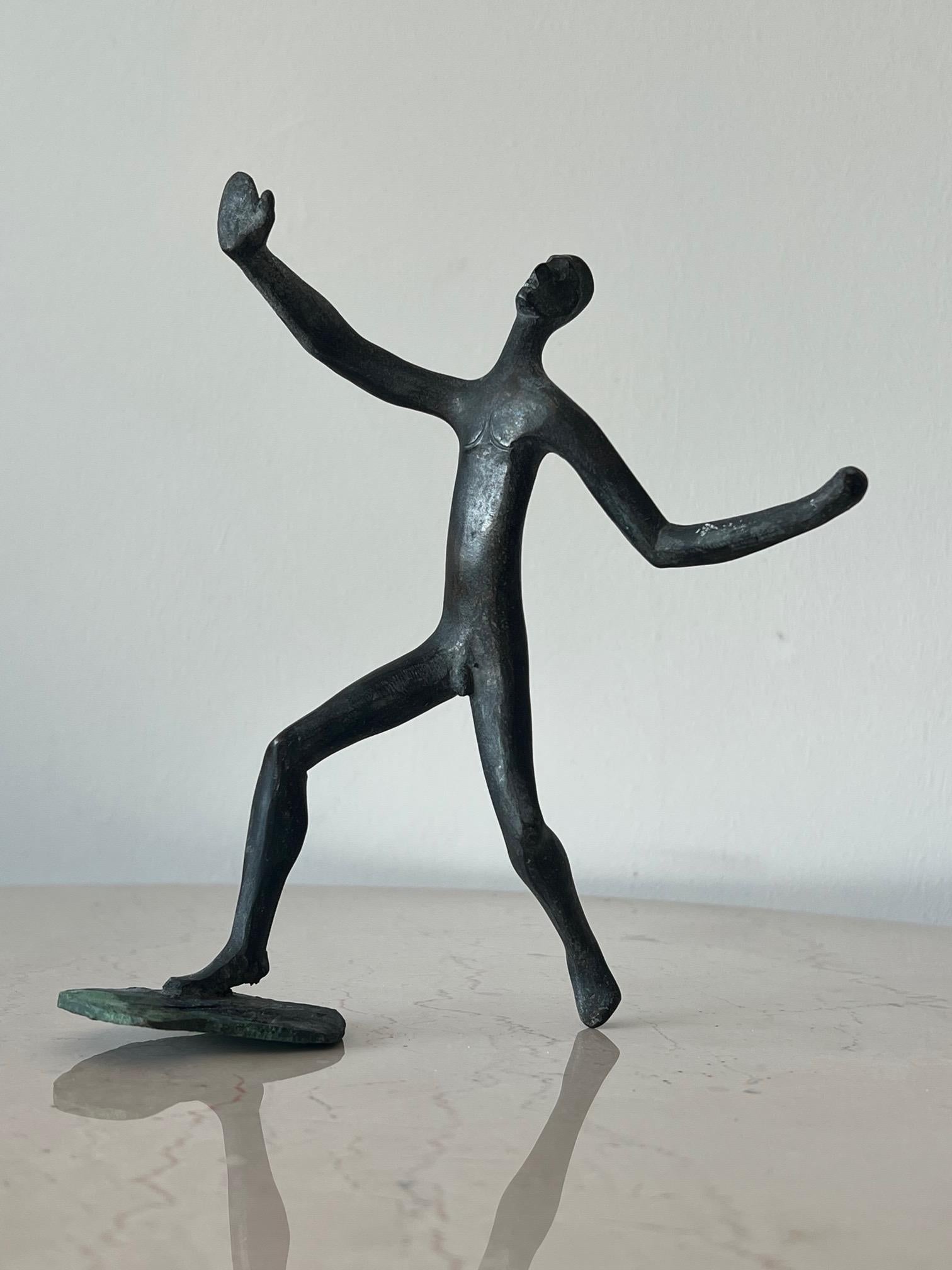 American Bronze Sculpture by Anne Van Kleeck For Sale
