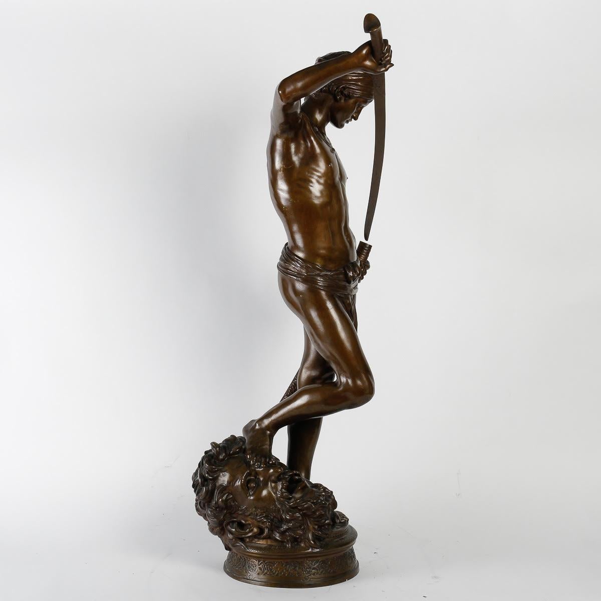 Bronze Sculpture by Antonin Mercier (1845-1916). 1