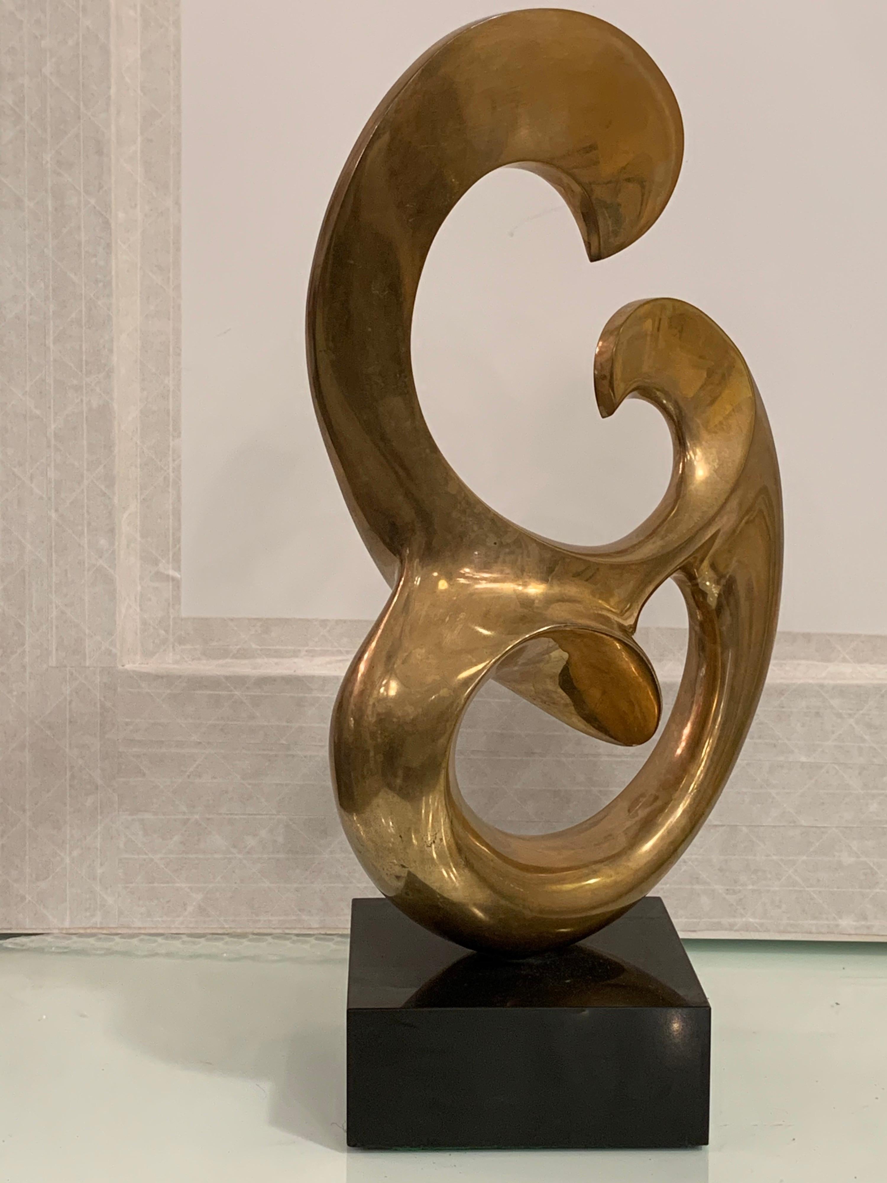 Organic Modern Bronze Sculpture by Antonio Grediaga Kieff, Signed and Numbered