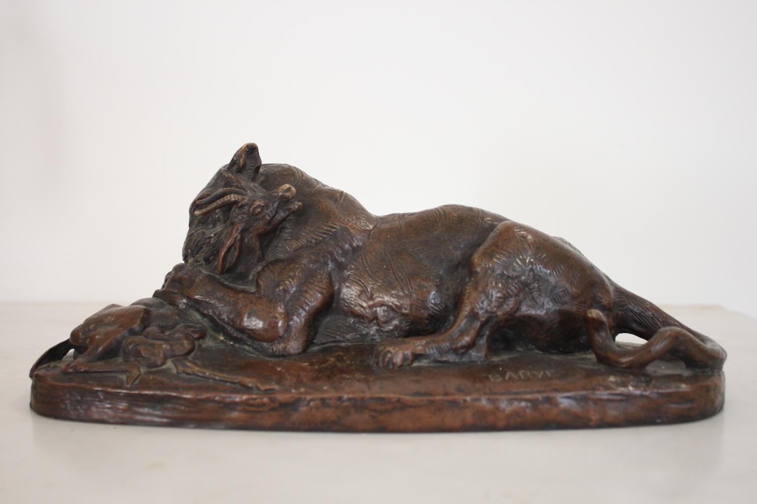 Bronze Sculpture by Barye 