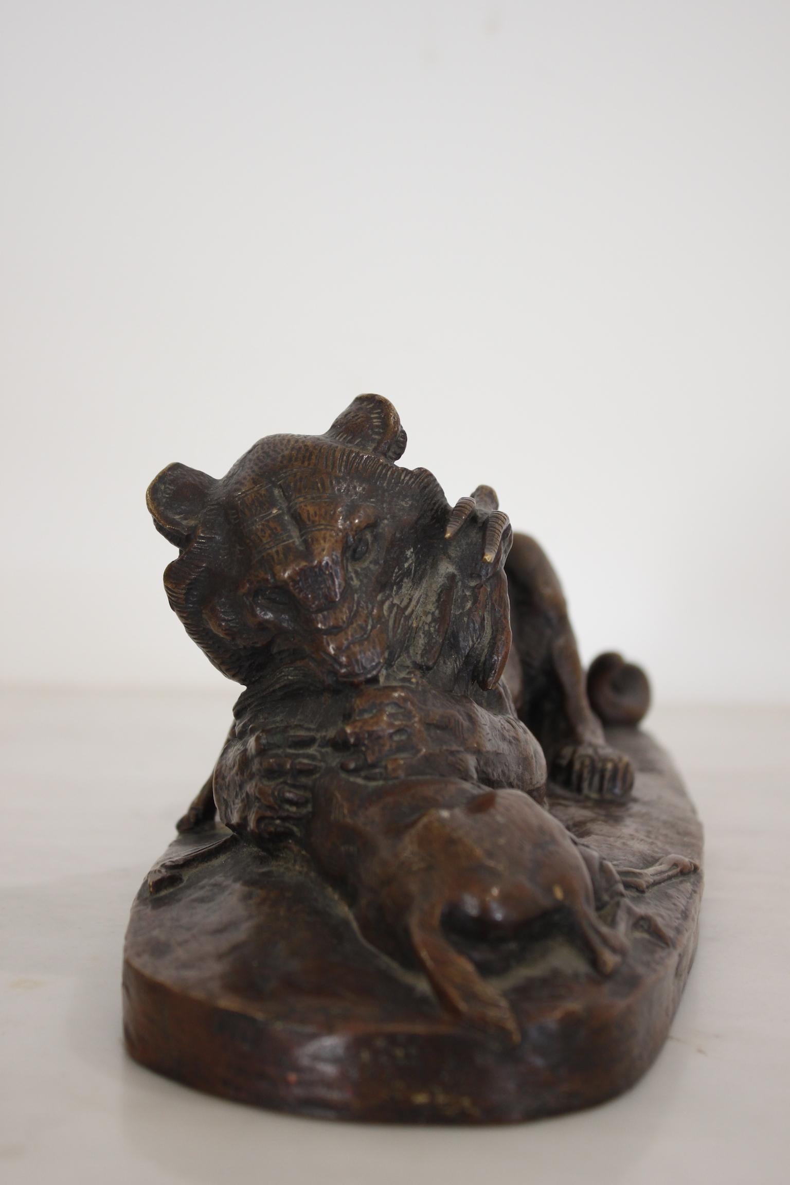 French Bronze Sculpture by Barye 