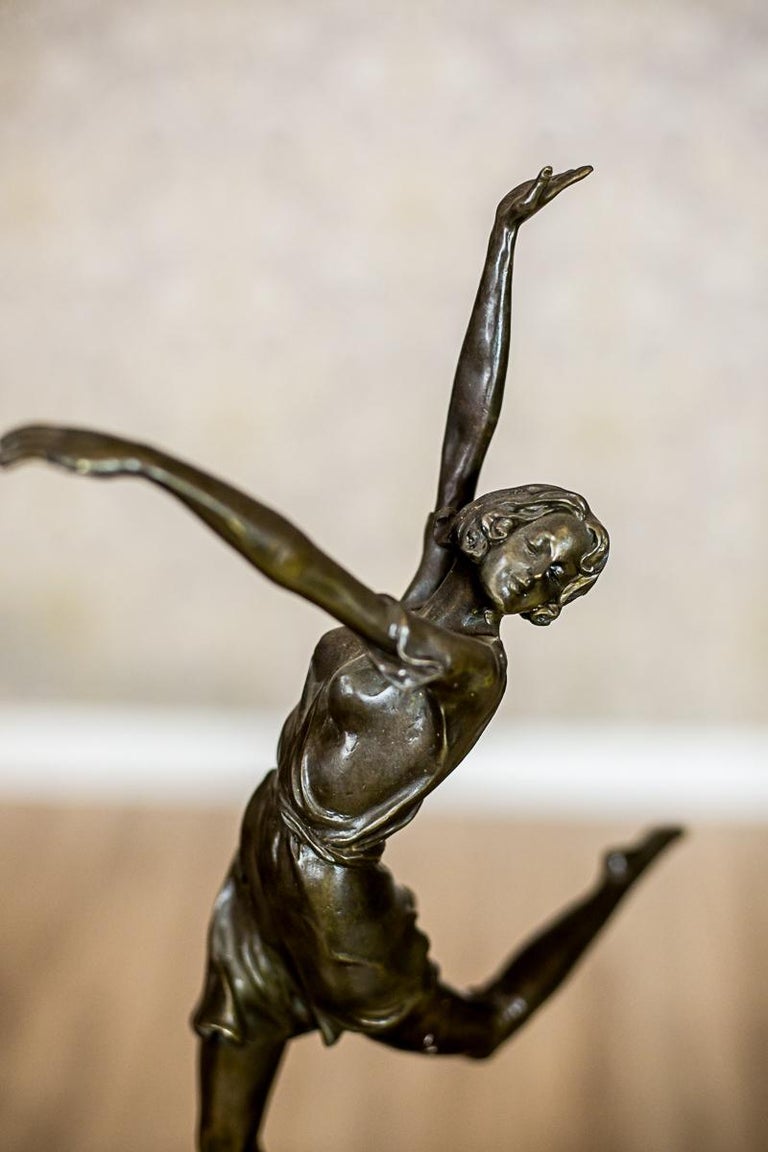 Bronze Sculpture by Bruno Zach, “Dancing Woman” at 1stDibs