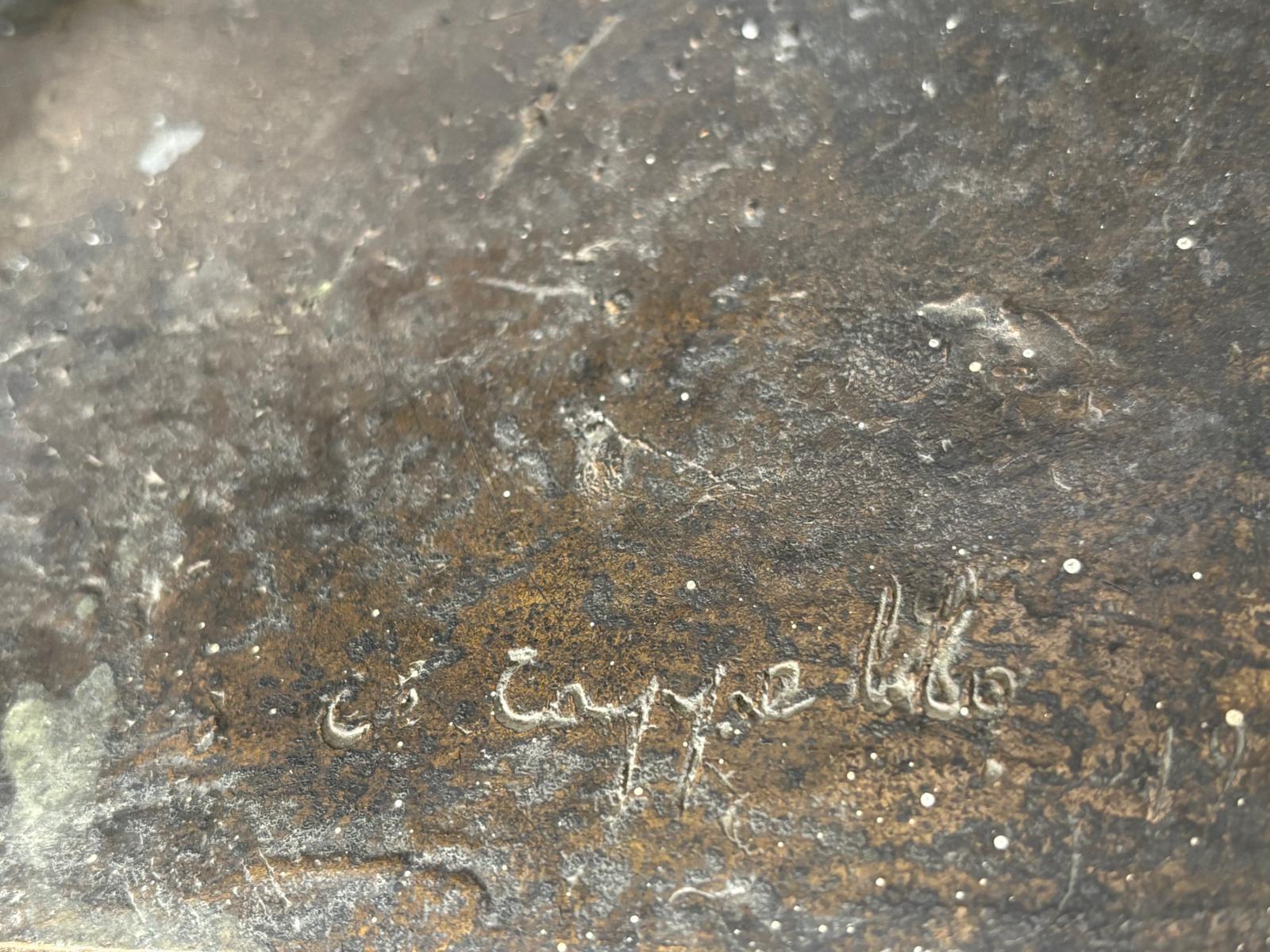 Scultura in bronzo di Carmelo Cappello in vendita 6
