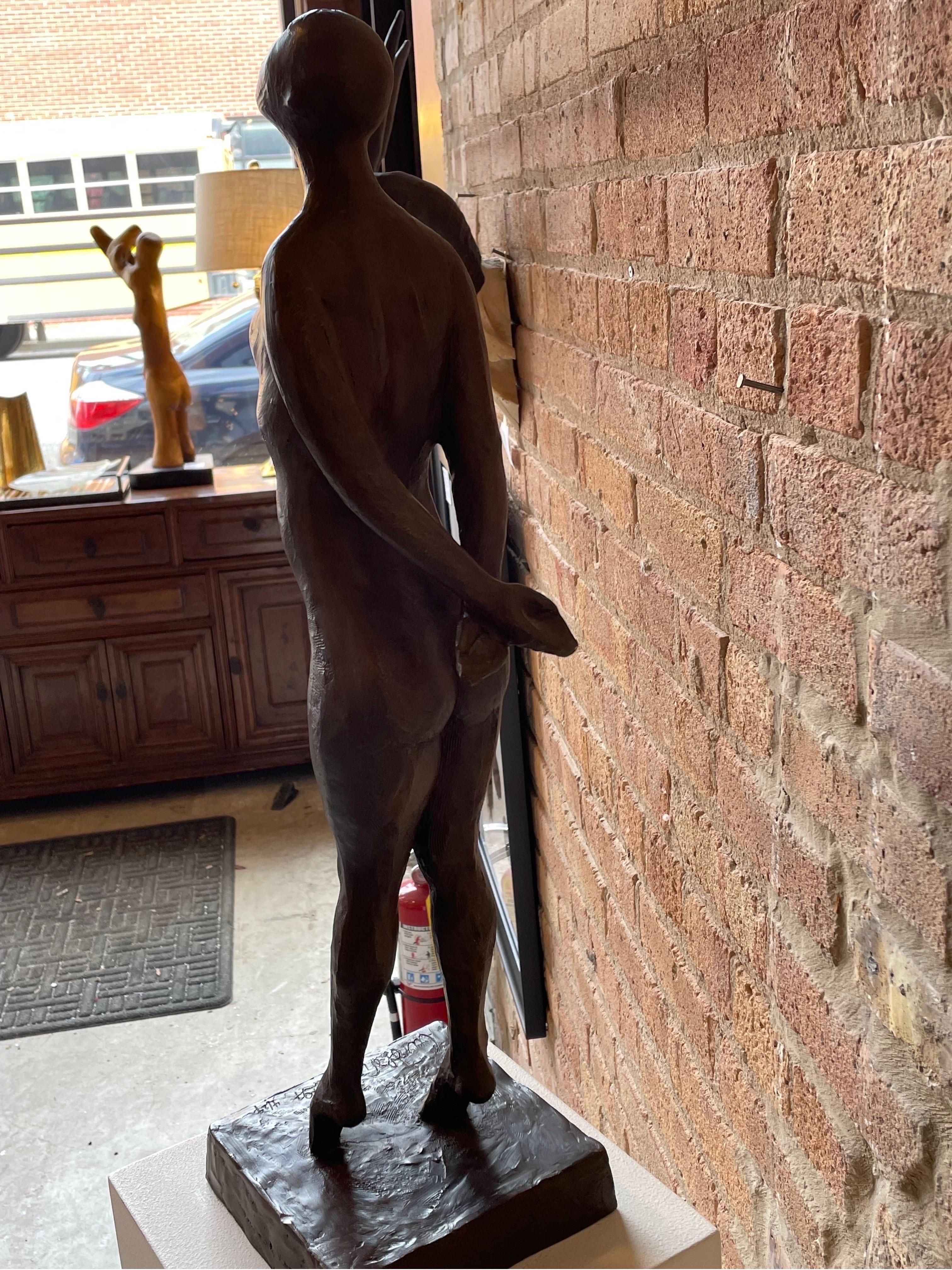 Bronze Sculpture by Curt Brill In Excellent Condition In Chicago, IL