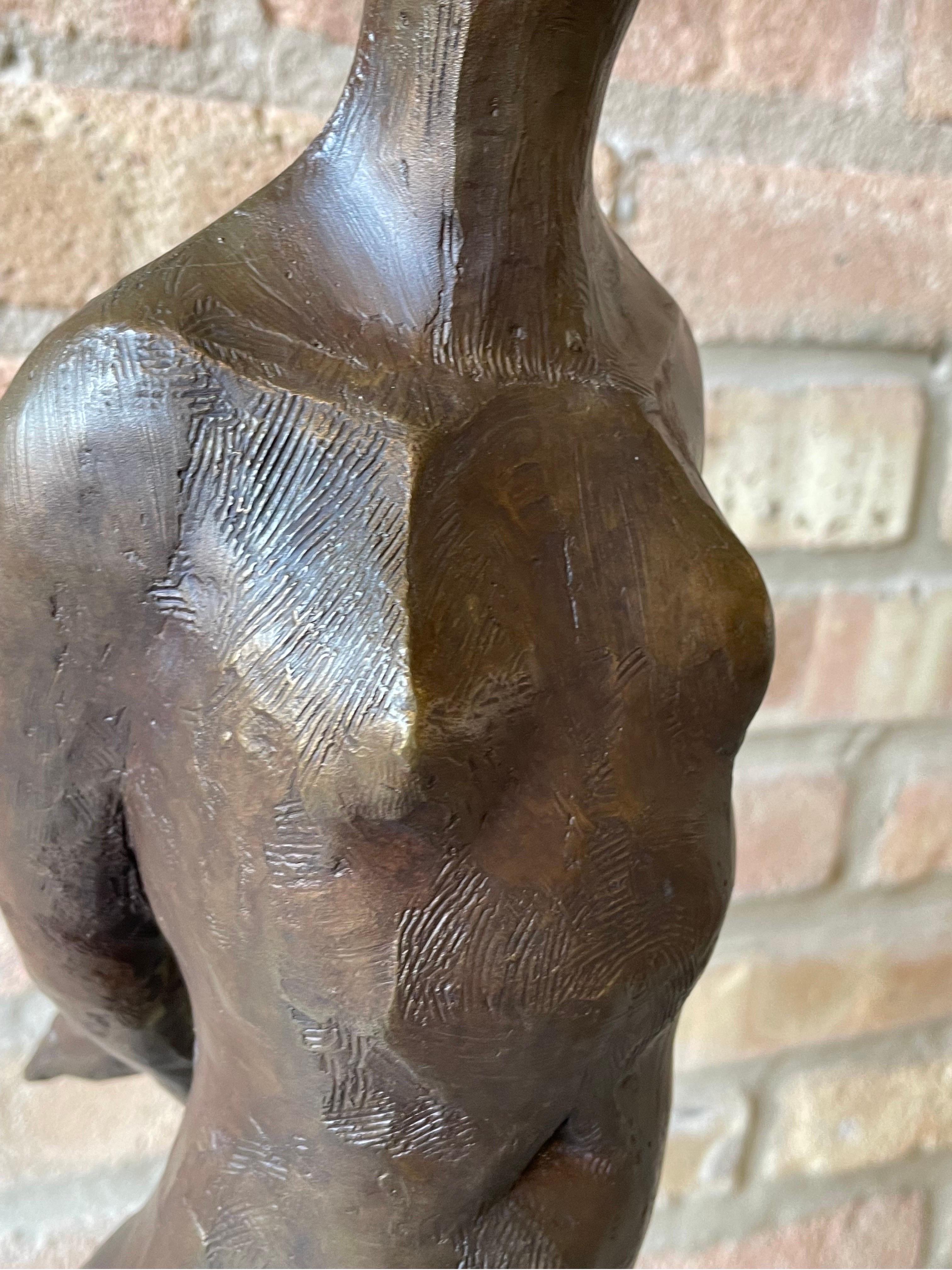 Late 20th Century Bronze Sculpture by Curt Brill