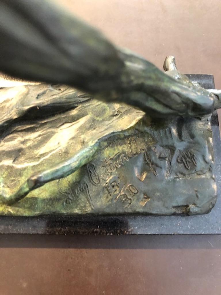 Bronze Sculpture by Dan Ostermiller For Sale 2