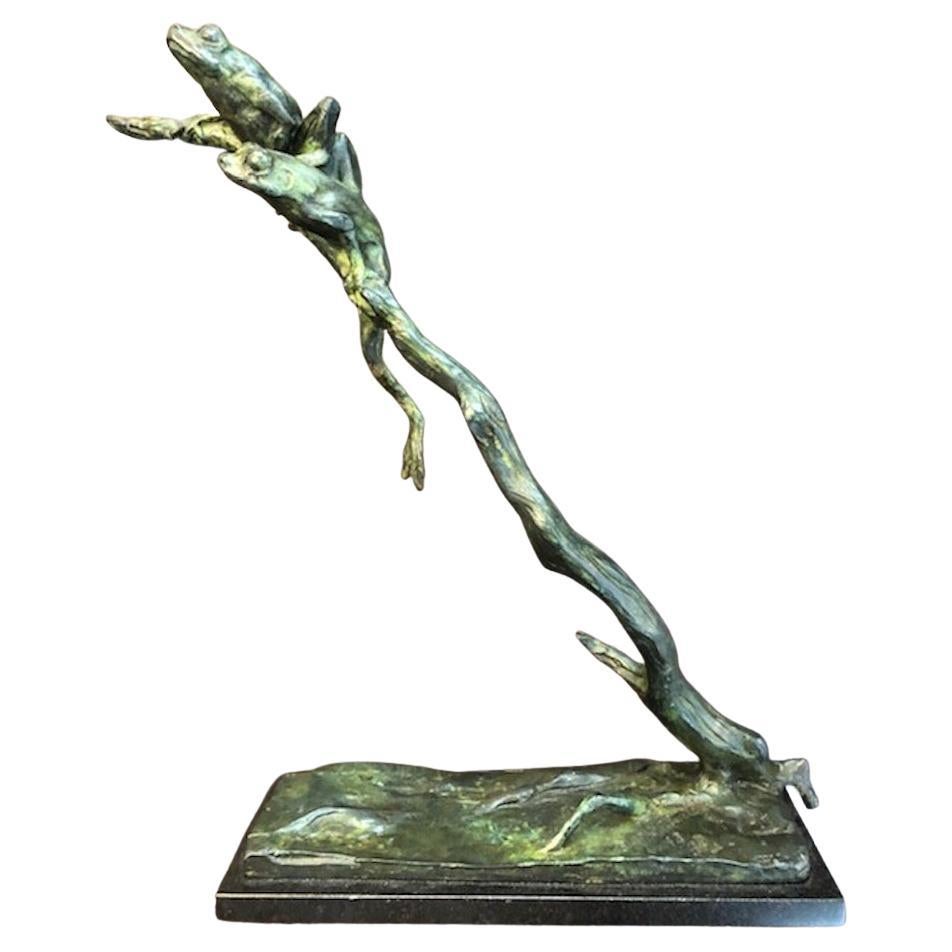 Bronze Sculpture by Dan Ostermiller For Sale