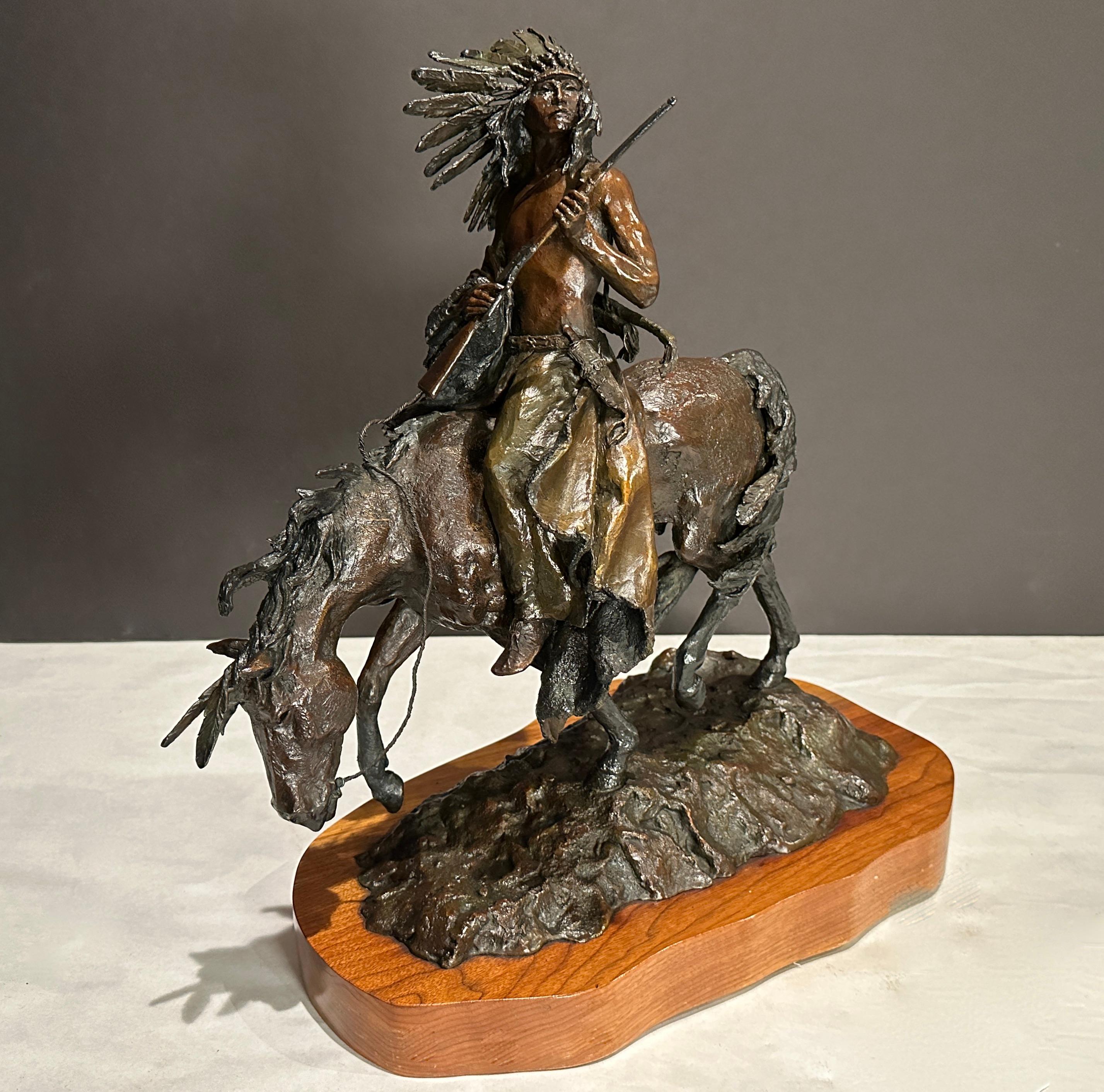 Scultura in bronzo di Daro Flood 
