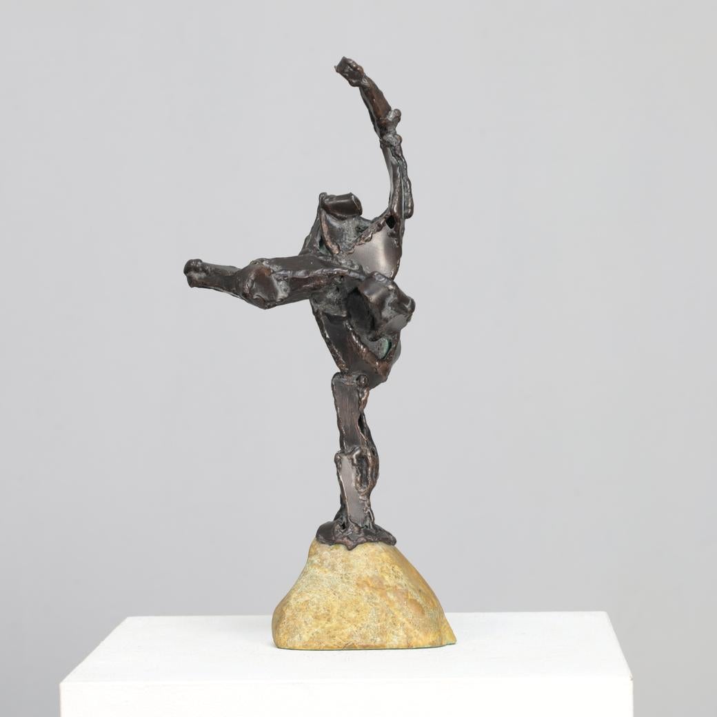 Bronze-Skulptur des niederländischen Künstlers Hugo Hol, 1970er Jahre (Niederländisch) im Angebot