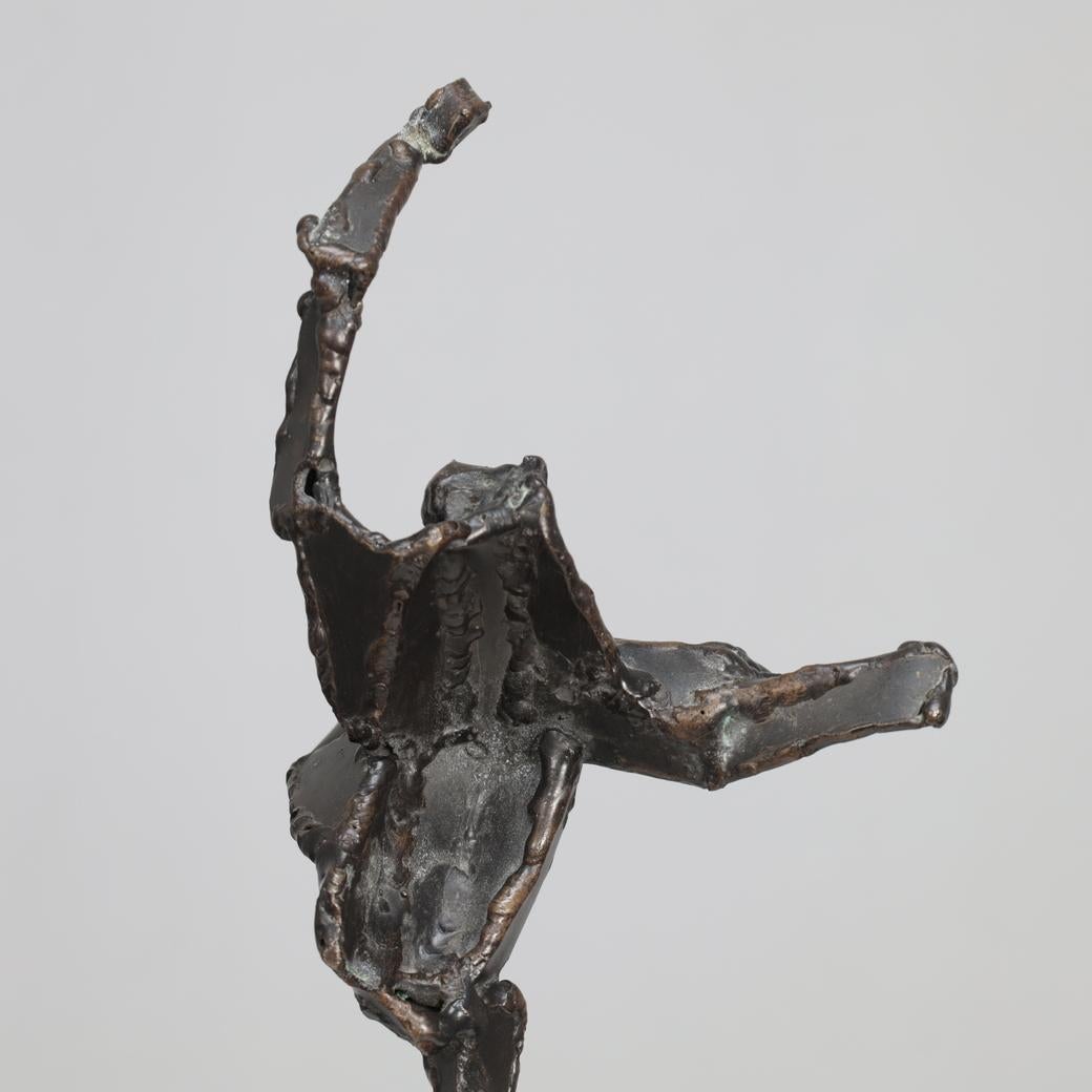 Bronze-Skulptur des niederländischen Künstlers Hugo Hol, 1970er Jahre im Zustand „Gut“ im Angebot in DE KWAKEL, NL