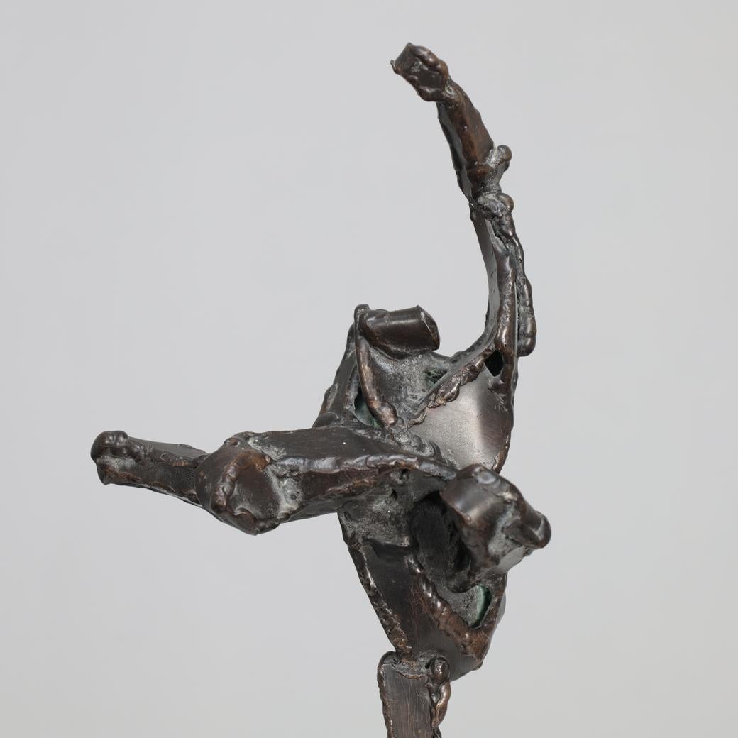 Bronze-Skulptur des niederländischen Künstlers Hugo Hol, 1970er Jahre (Ende des 20. Jahrhunderts) im Angebot
