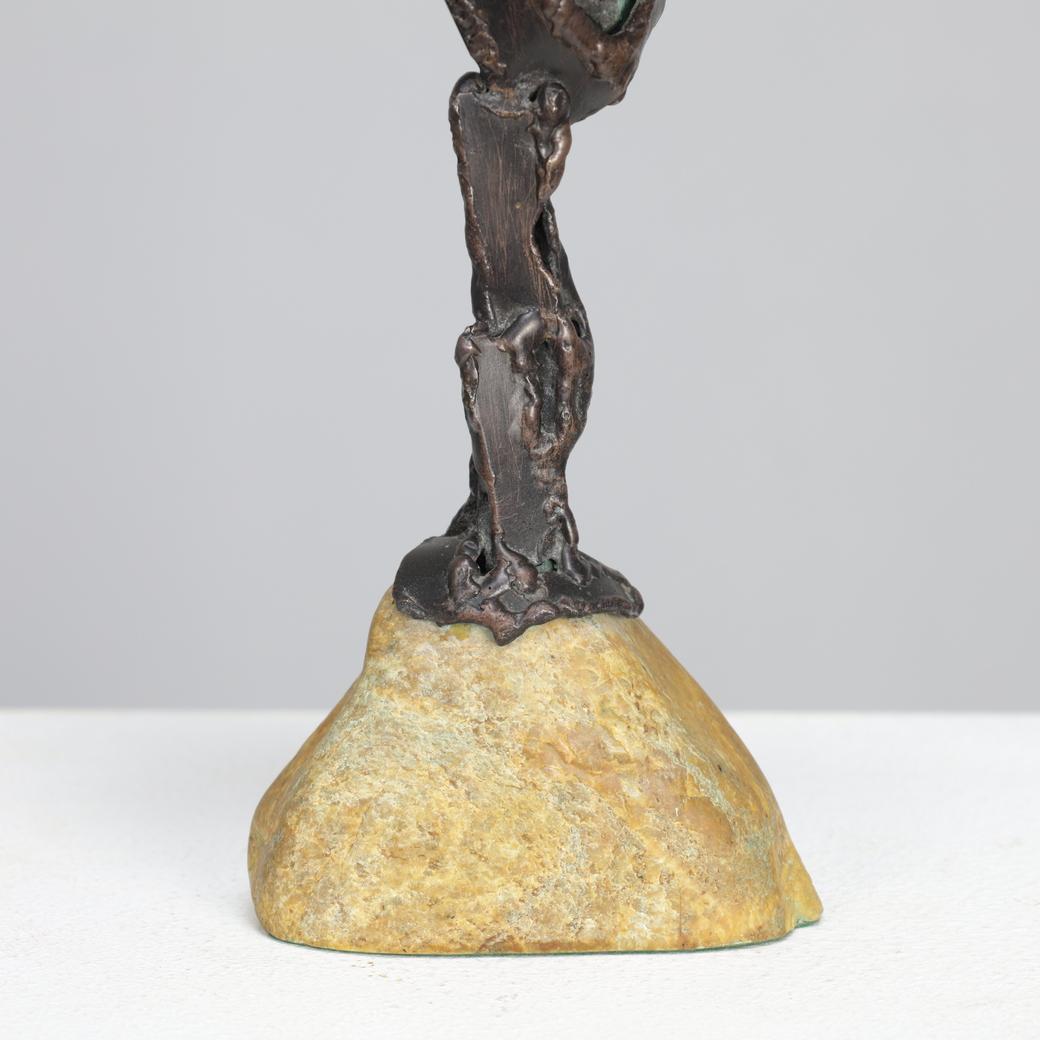 Bronze-Skulptur des niederländischen Künstlers Hugo Hol, 1970er Jahre im Angebot 1
