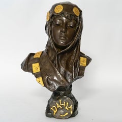 Bronze Sculpture by Emmanuel Villanis, 1900.