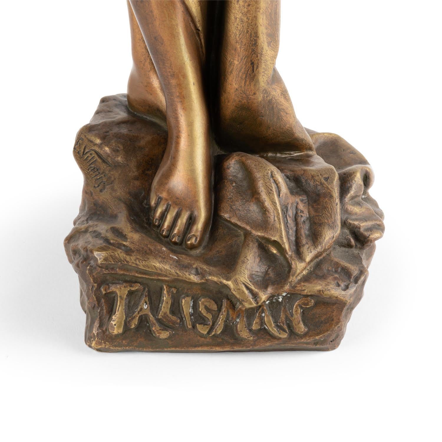 Bronze sculpture by Emmanuel Villanis, 19th century.

Bronze sculpture by Emmanuel Villanis, Napoleon III period, 19th century.  
Photos:(c)inu.studio_art 
H: 47cm, W: 18cm, D: 13cm