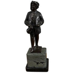 Bronze Sculpture by Ernst Beck "The Drinker" or Literary Figure of Falstaff