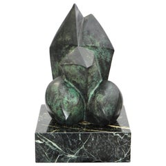 sculpture en bronze des années 1950 par Erwin Kalla