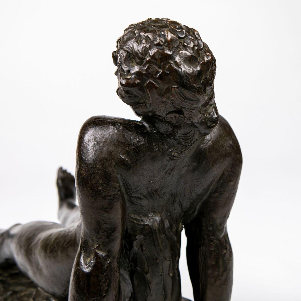 Scultura in bronzo di Gerhard Henning - 