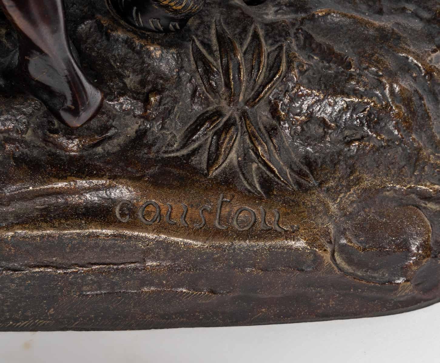 Français Sculpture en bronze de Guillaume Coustou en vente