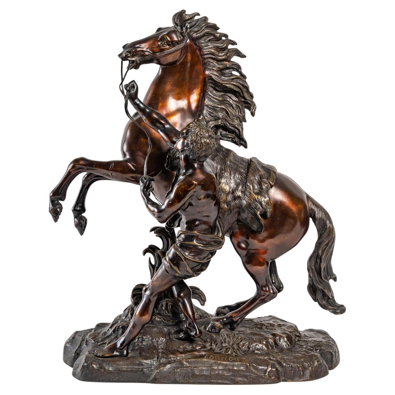 Sculpture en bronze de Guillaume Coustou en vente