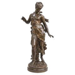 Escultura de bronce de Hippolyte Moreau, 1900.