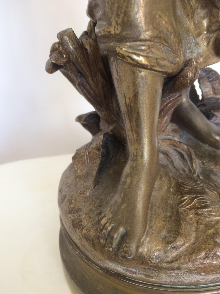 19th Century Bronze Sculpture by Hippolyte Moreau For Sale at 1stDibs